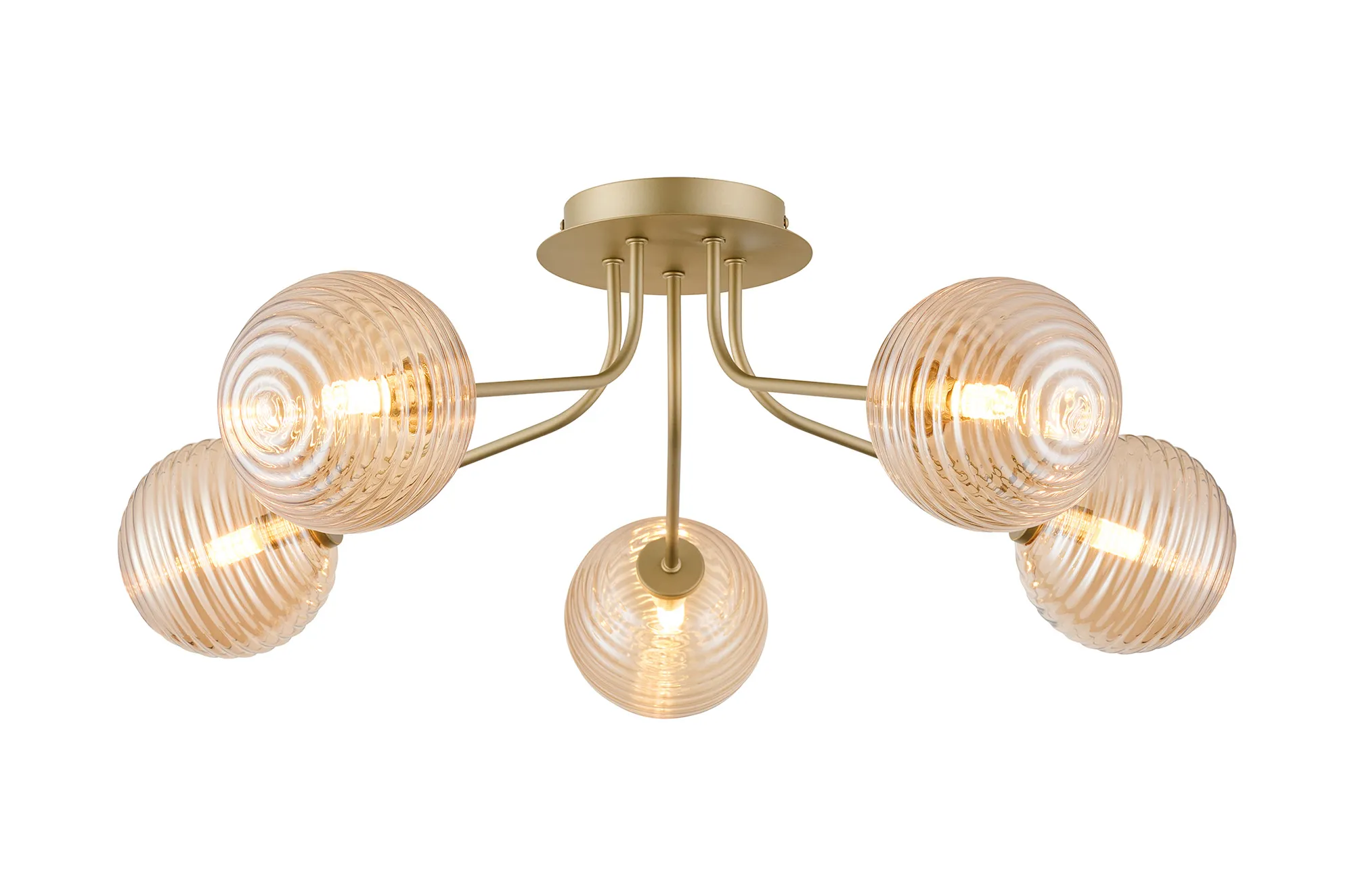 Caledon Semi Flush Light, 5 Light - Various Finishes - Image 2