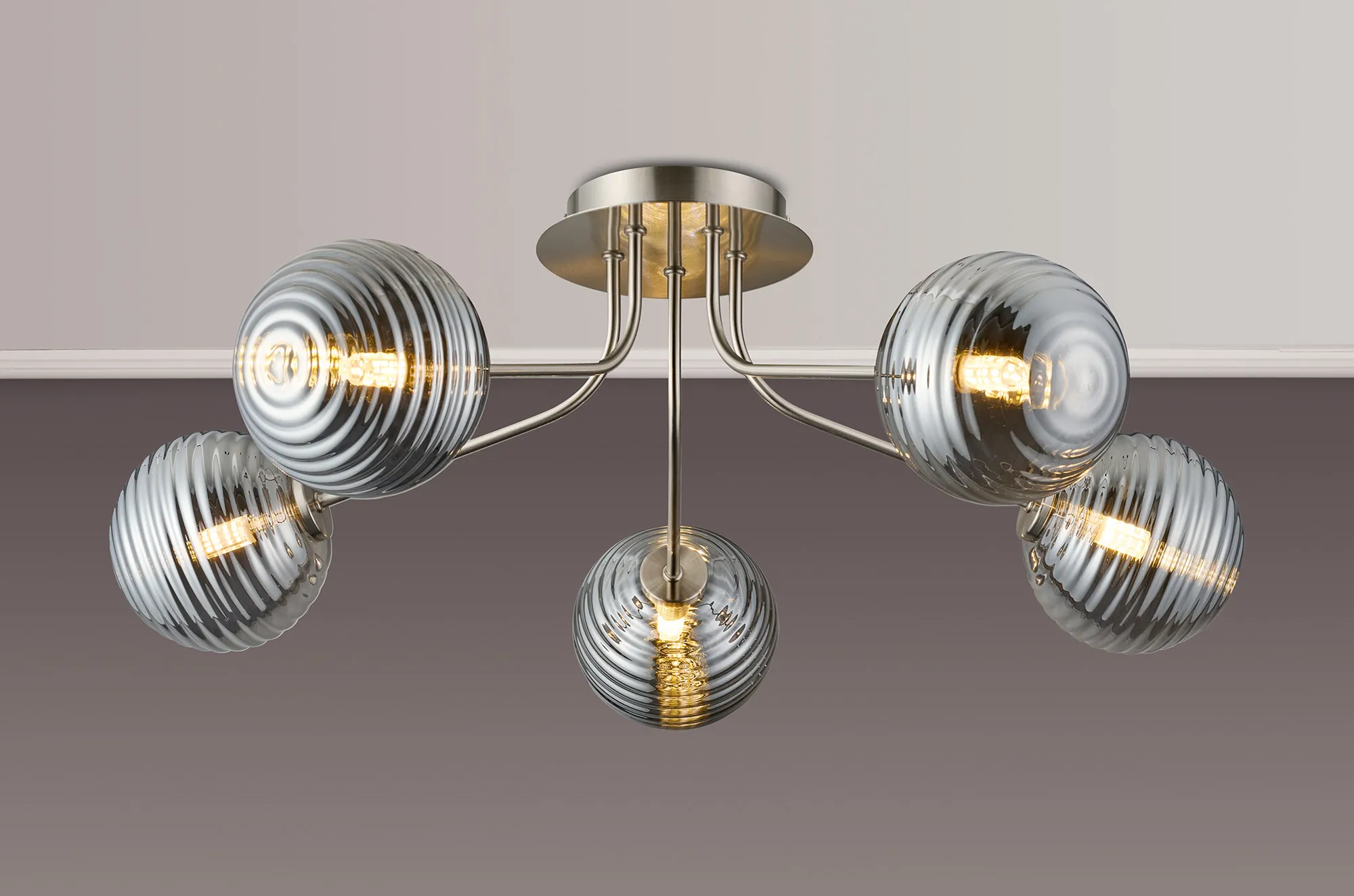 Caledon Semi Flush Light, 5 Light - Various Finishes - Image 20