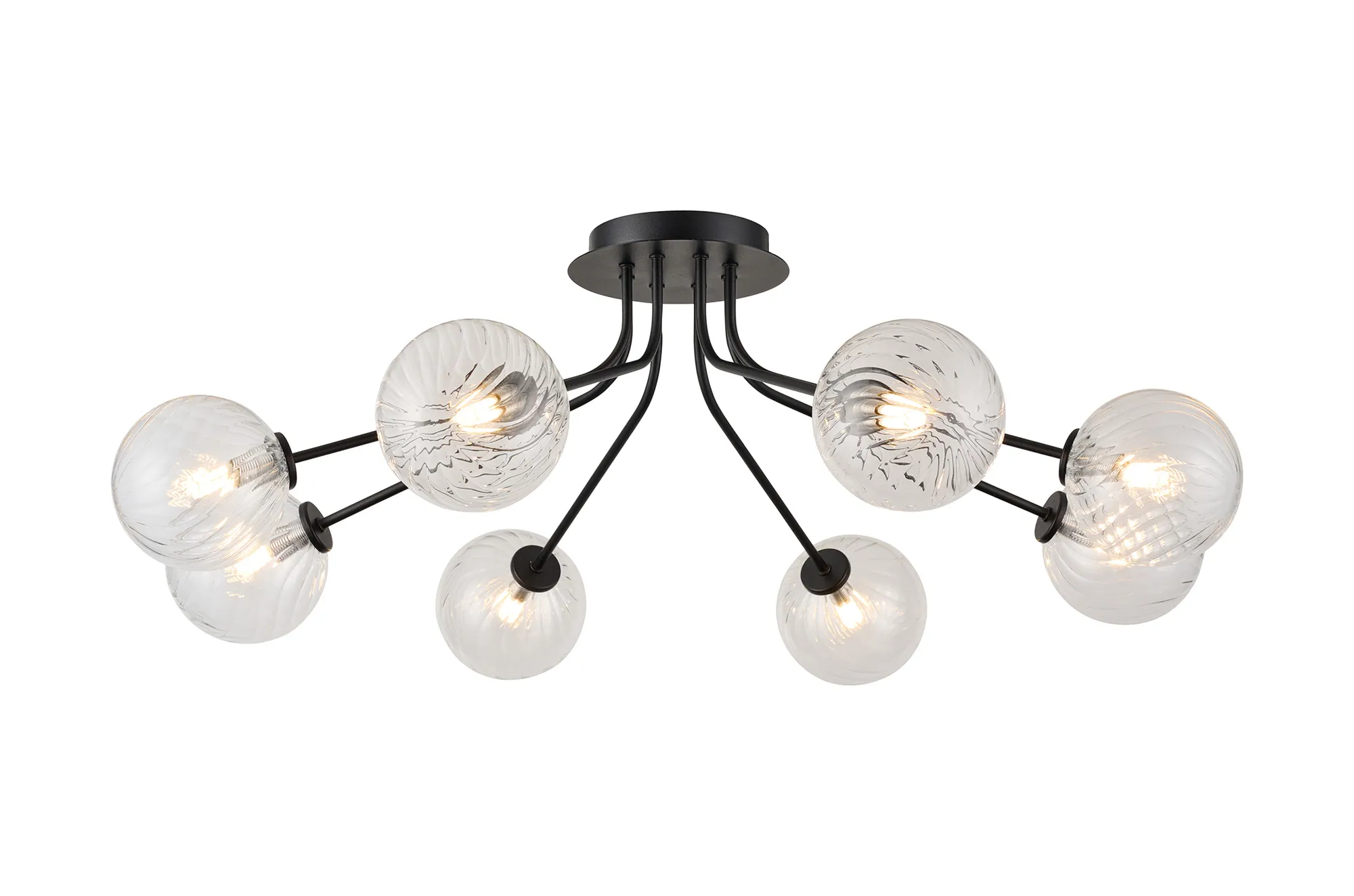 Caledon Semi Flush Light, 8 Light - Various Finishes - Image 12