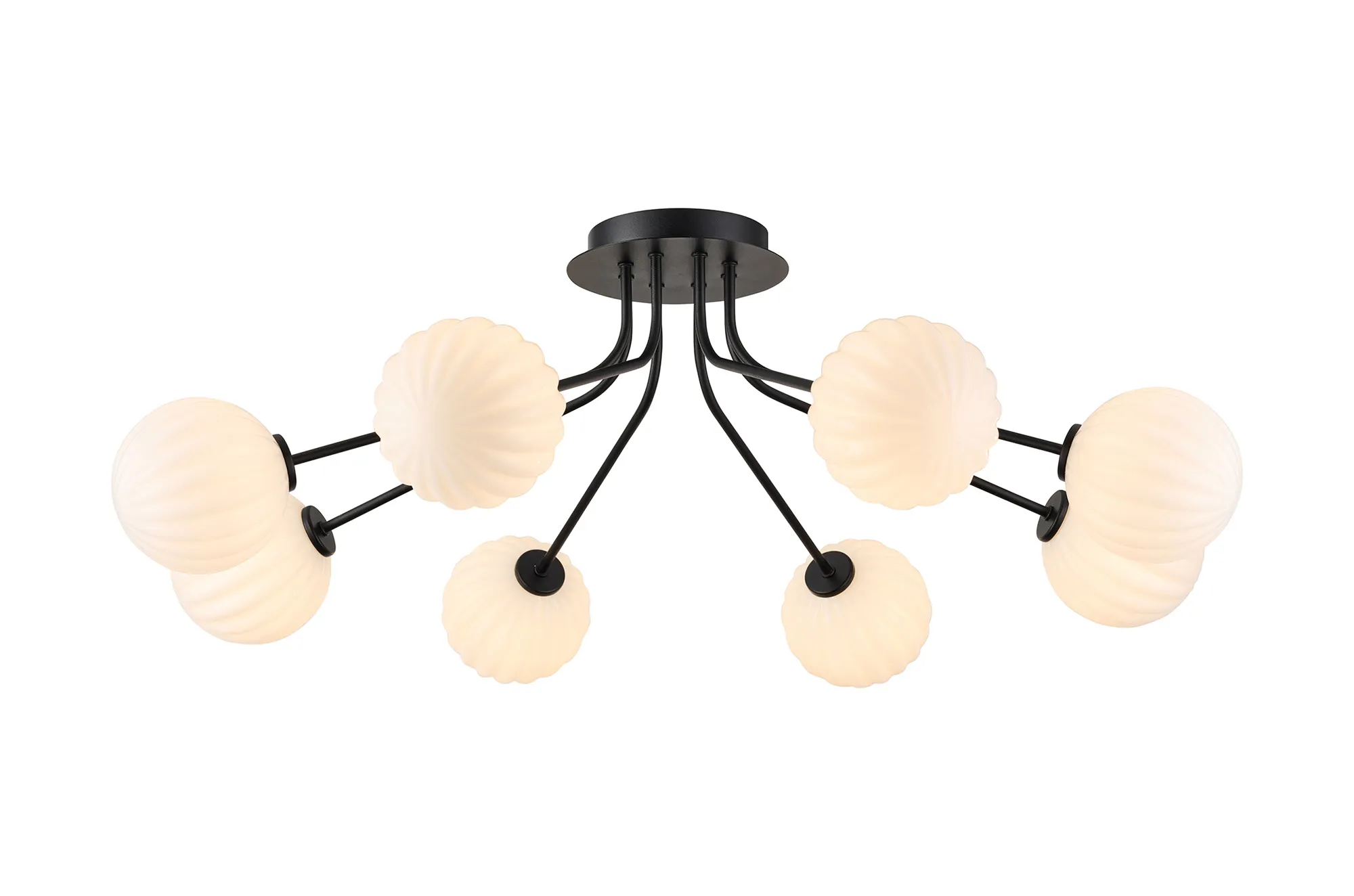 Caledon Semi Flush Light, 8 Light - Various Finishes - Image 14