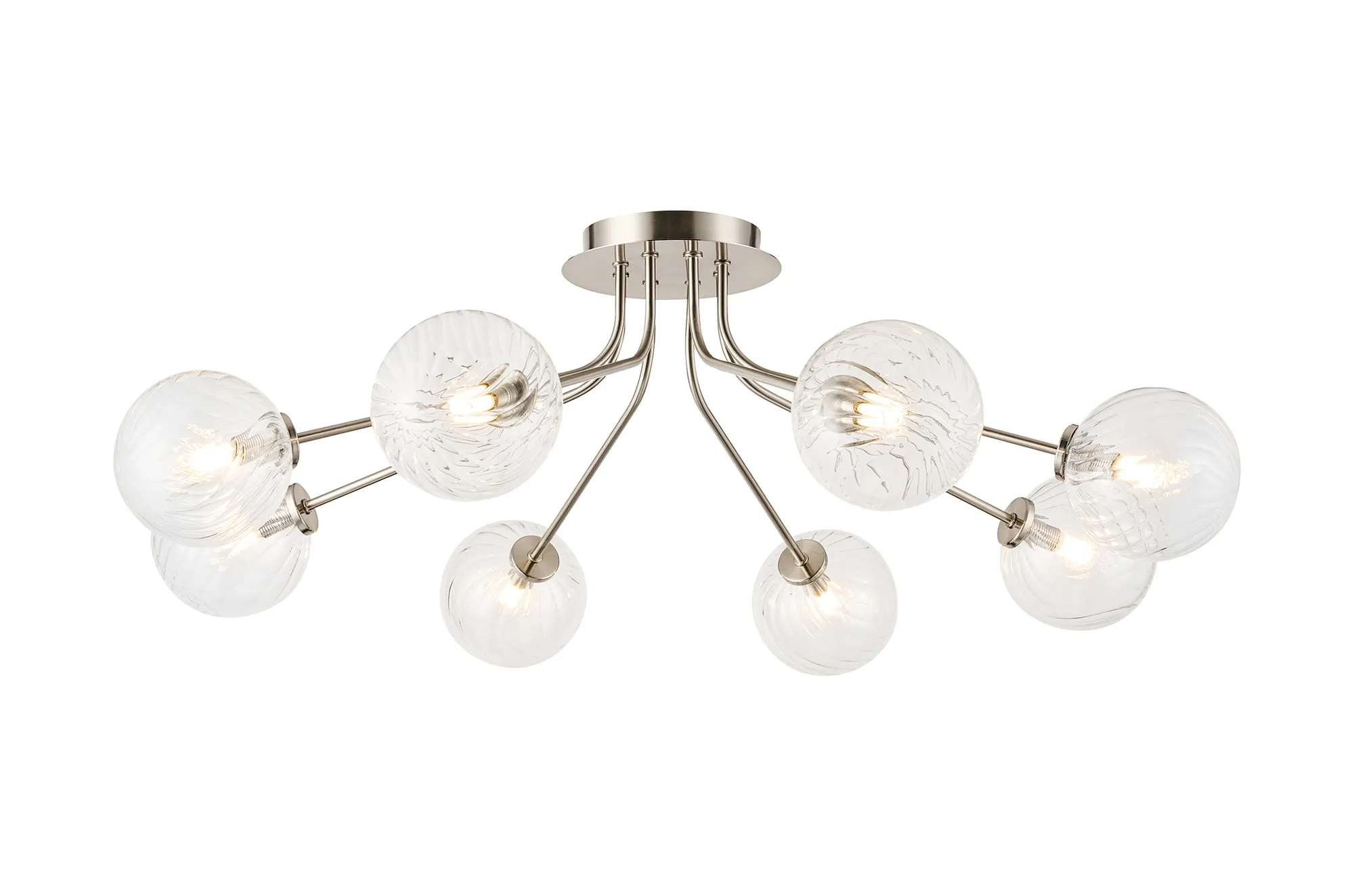 Caledon Semi Flush Light, 8 Light - Various Finishes - Image 15