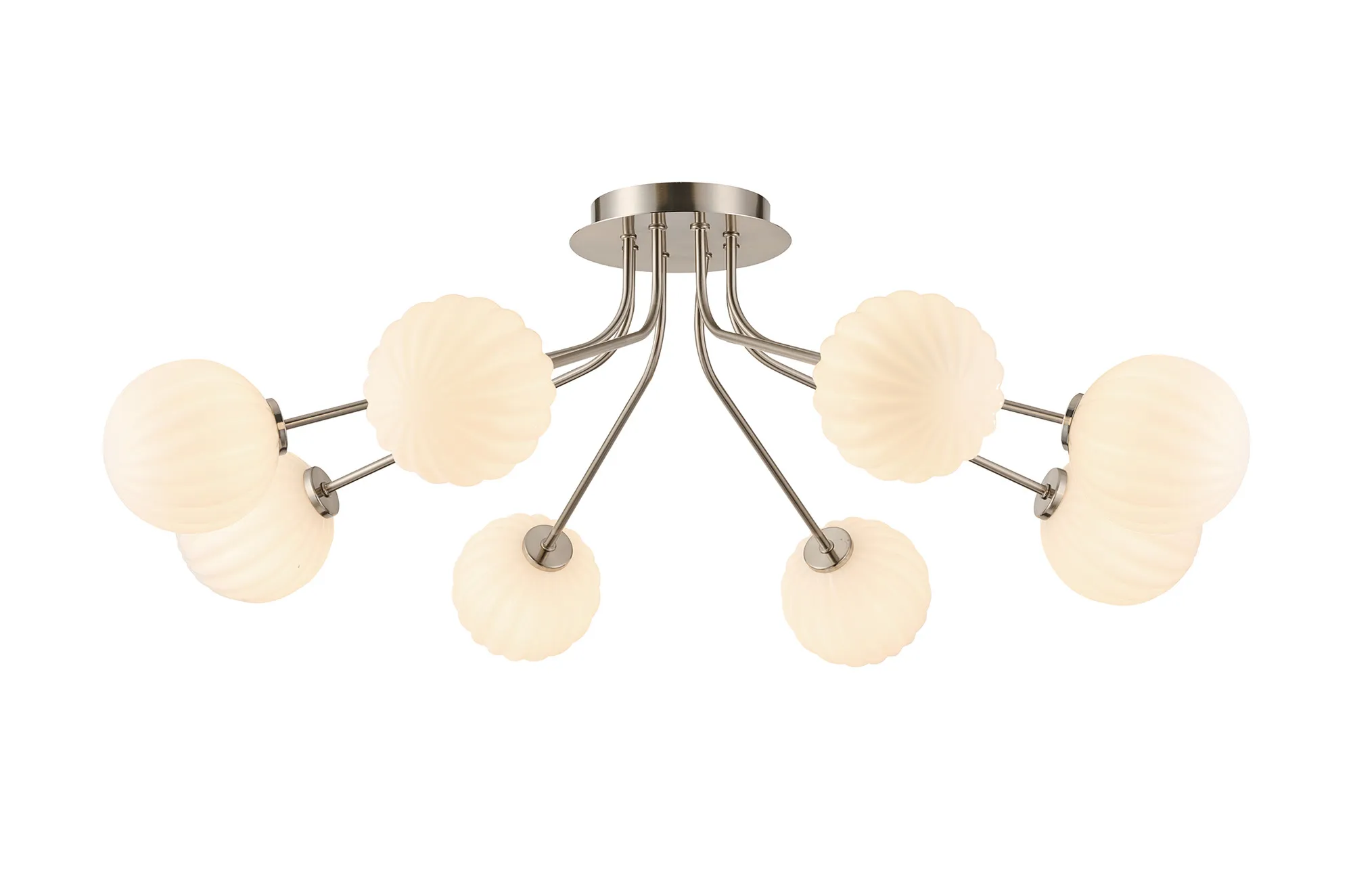 Caledon Semi Flush Light, 8 Light - Various Finishes - Image 17