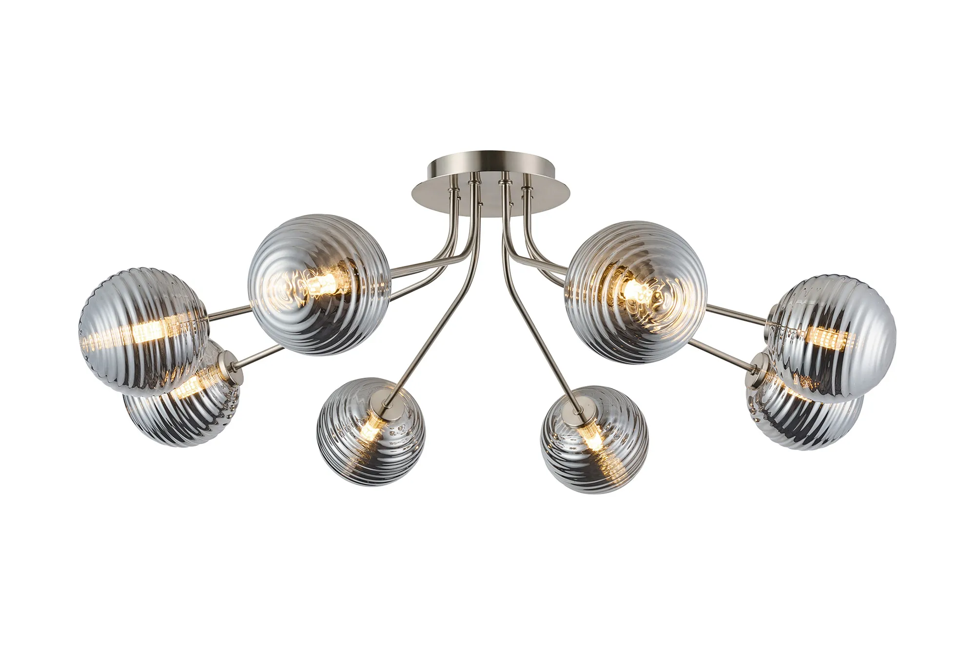 Caledon Semi Flush Light, 8 Light - Various Finishes - Image 18