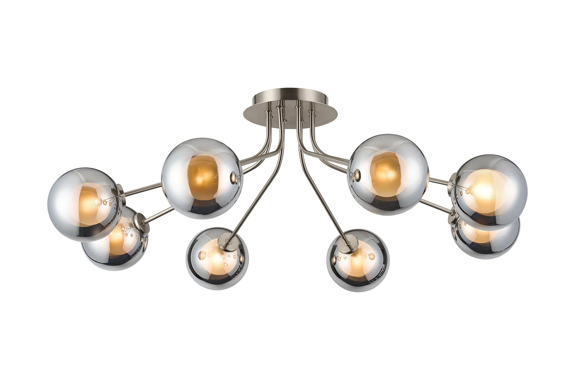 Caledon Semi Flush Light, 8 Light - Various Finishes - Image 2