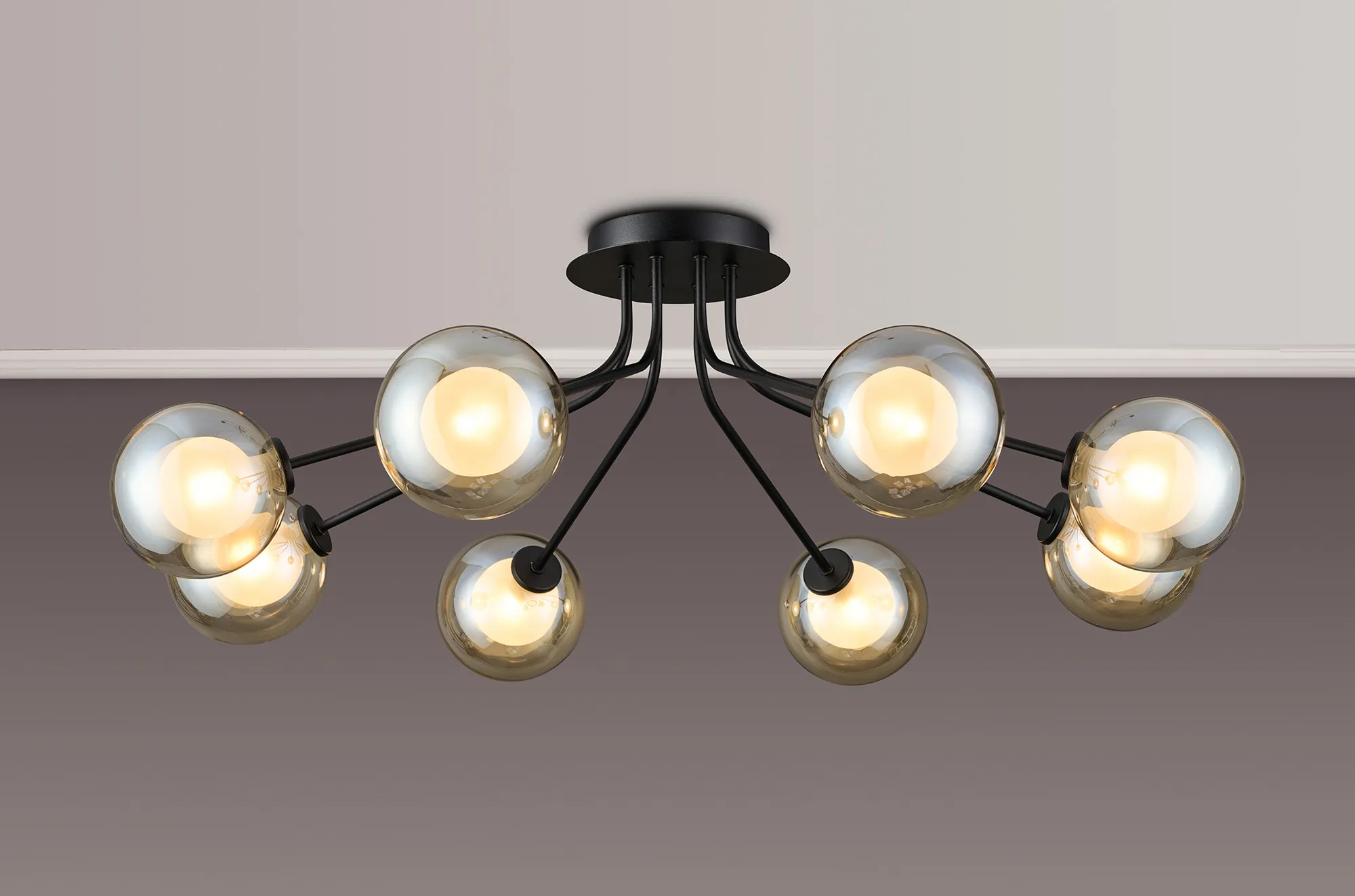 Caledon Semi Flush Light, 8 Light - Various Finishes - Image 24