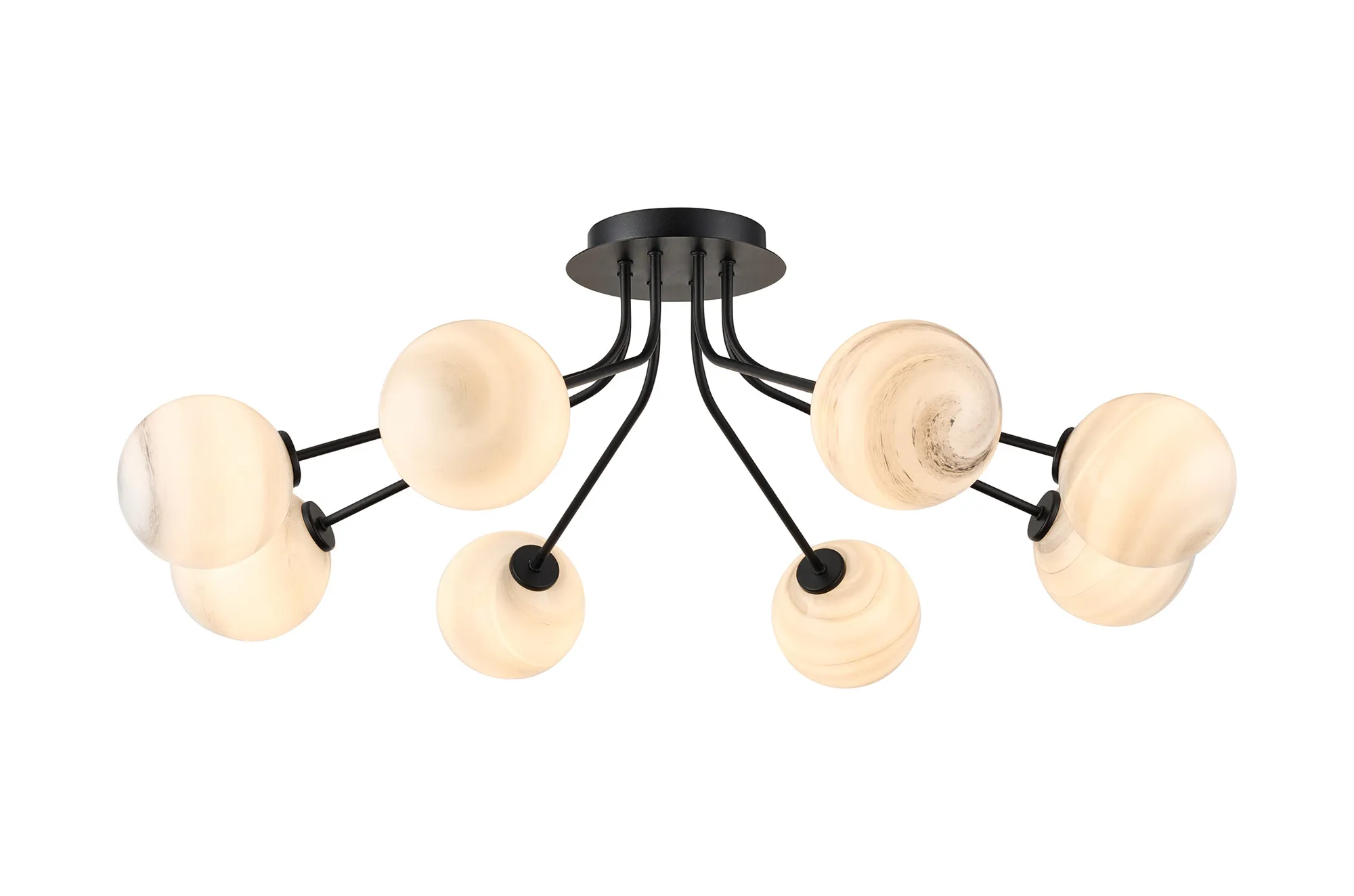 Caledon Semi Flush Light, 8 Light - Various Finishes - Image 27