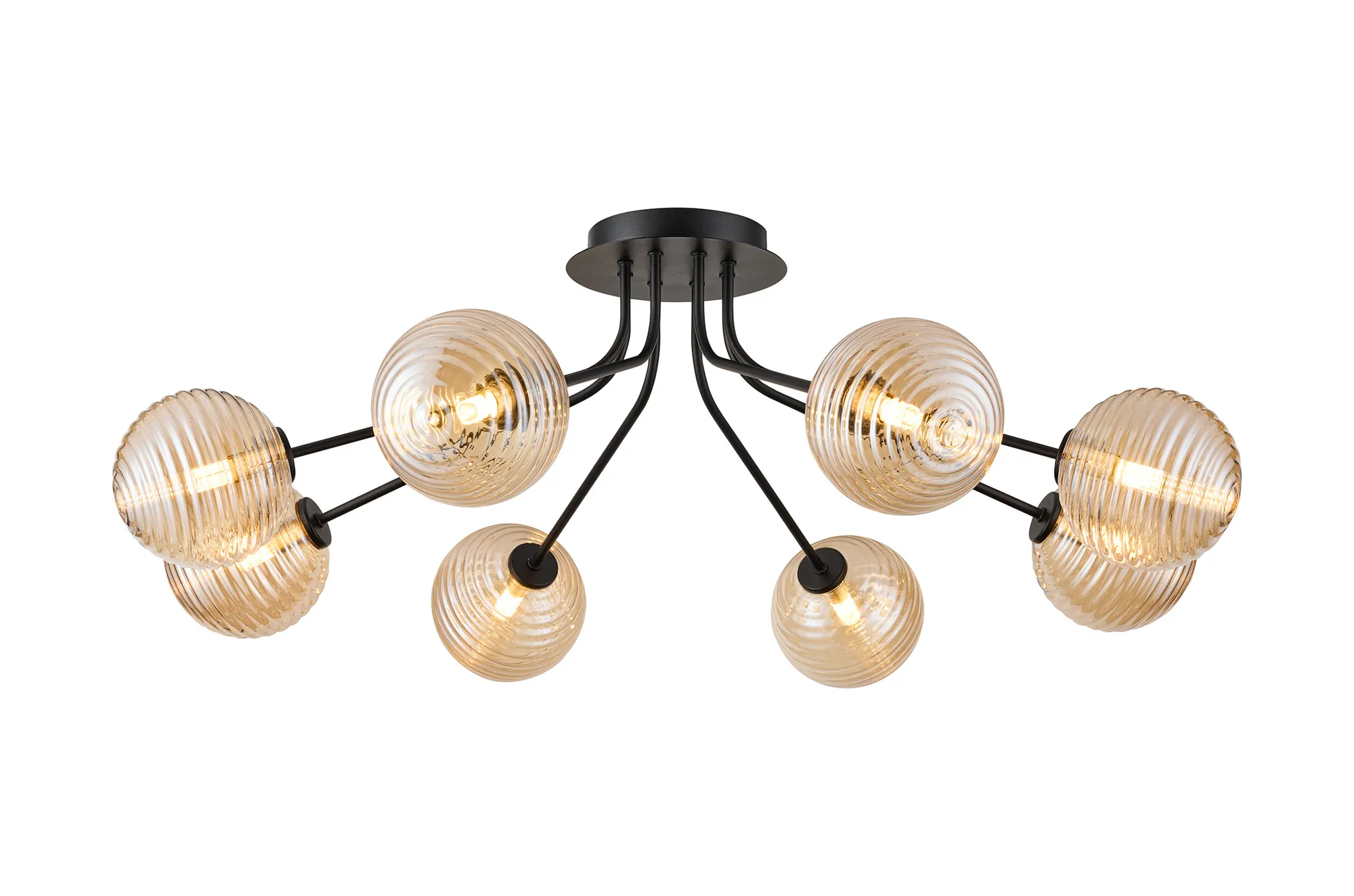 Caledon Semi Flush Light, 8 Light - Various Finishes - Image 3