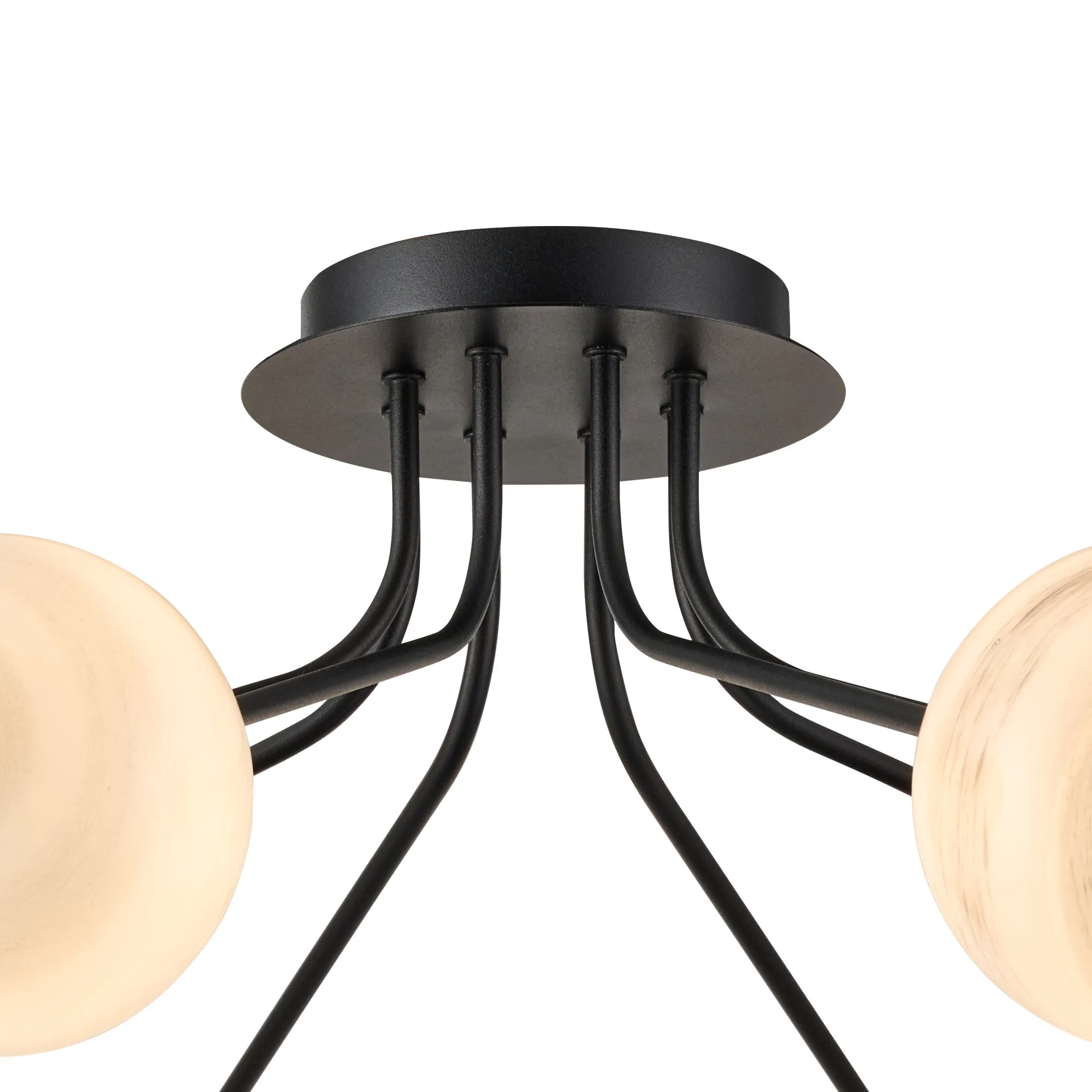 Caledon Semi Flush Light, 8 Light - Various Finishes - Image 30