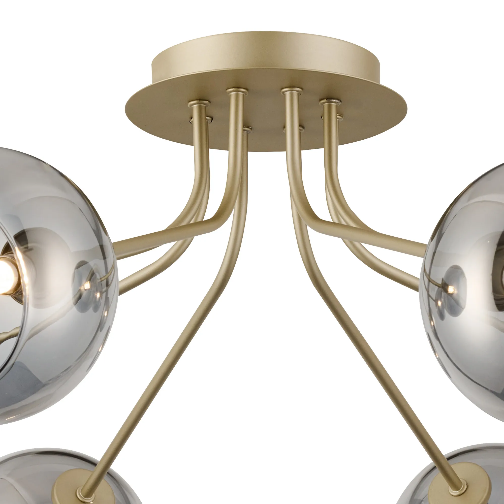 Caledon Semi Flush Light, 8 Light - Various Finishes - Image 34