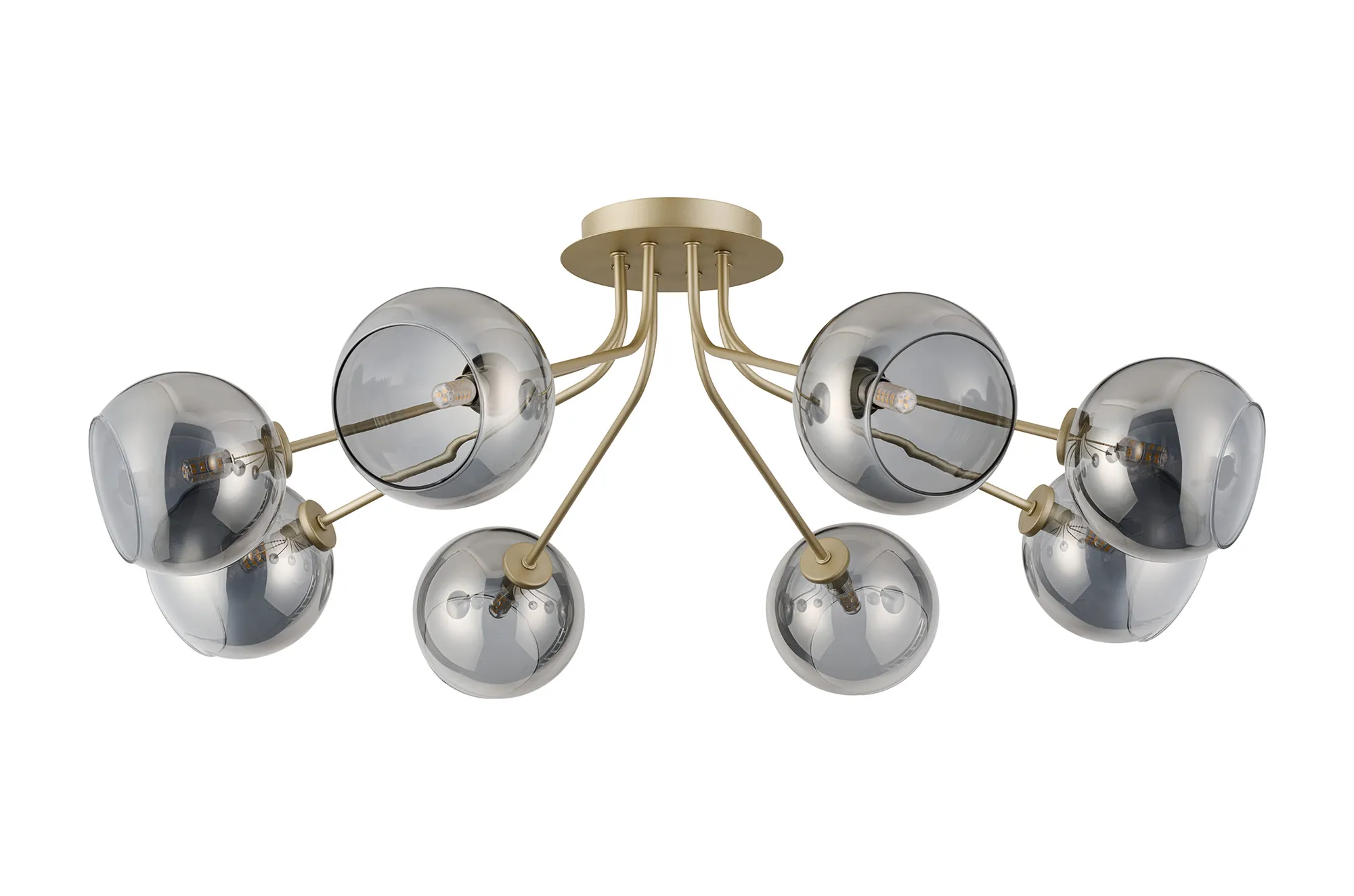 Caledon Semi Flush Light, 8 Light - Various Finishes - Image 7