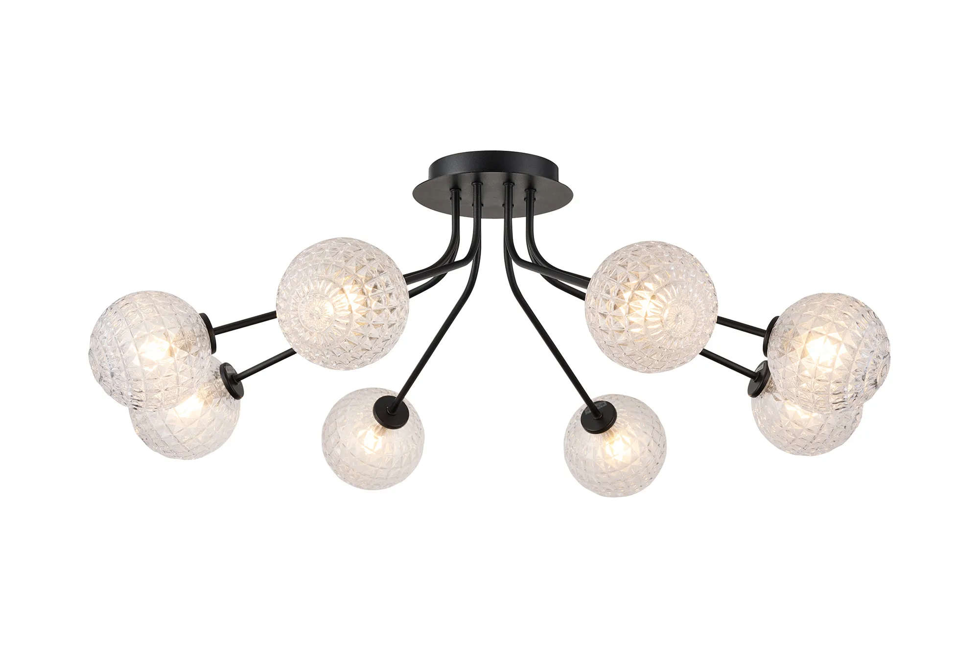Caledon Semi Flush Light, 8 Light - Various Finishes - Image 9