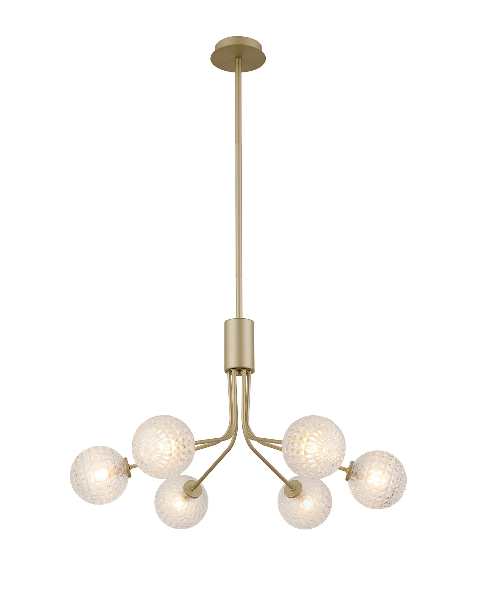 Caledon Fixed Pendant, 6 Light - Various Finishes - Image 3