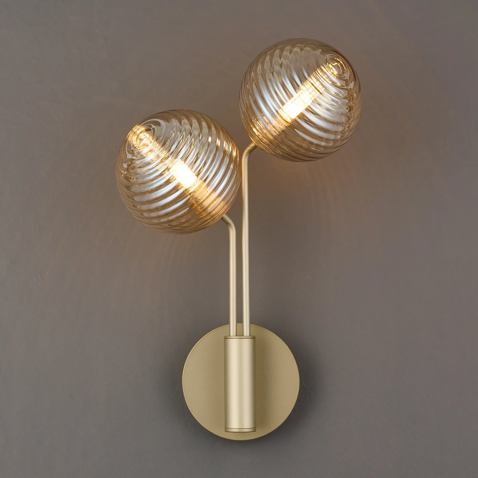 Caledon Wall Light, 2 Light G9 Various Glass Finishes - Image 17