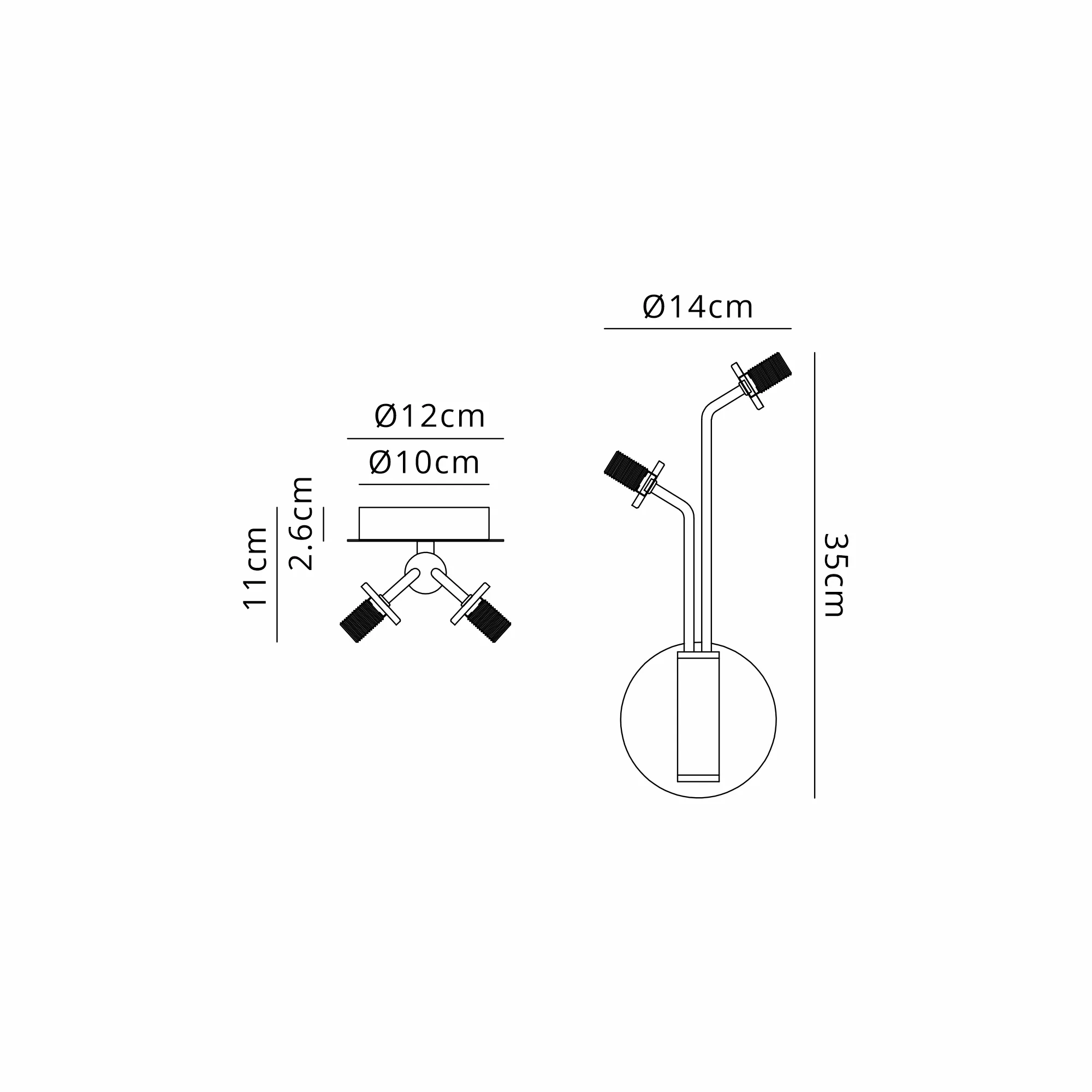 Caledon Wall Light, 2 Light G9 Various Glass Finishes - Image 23