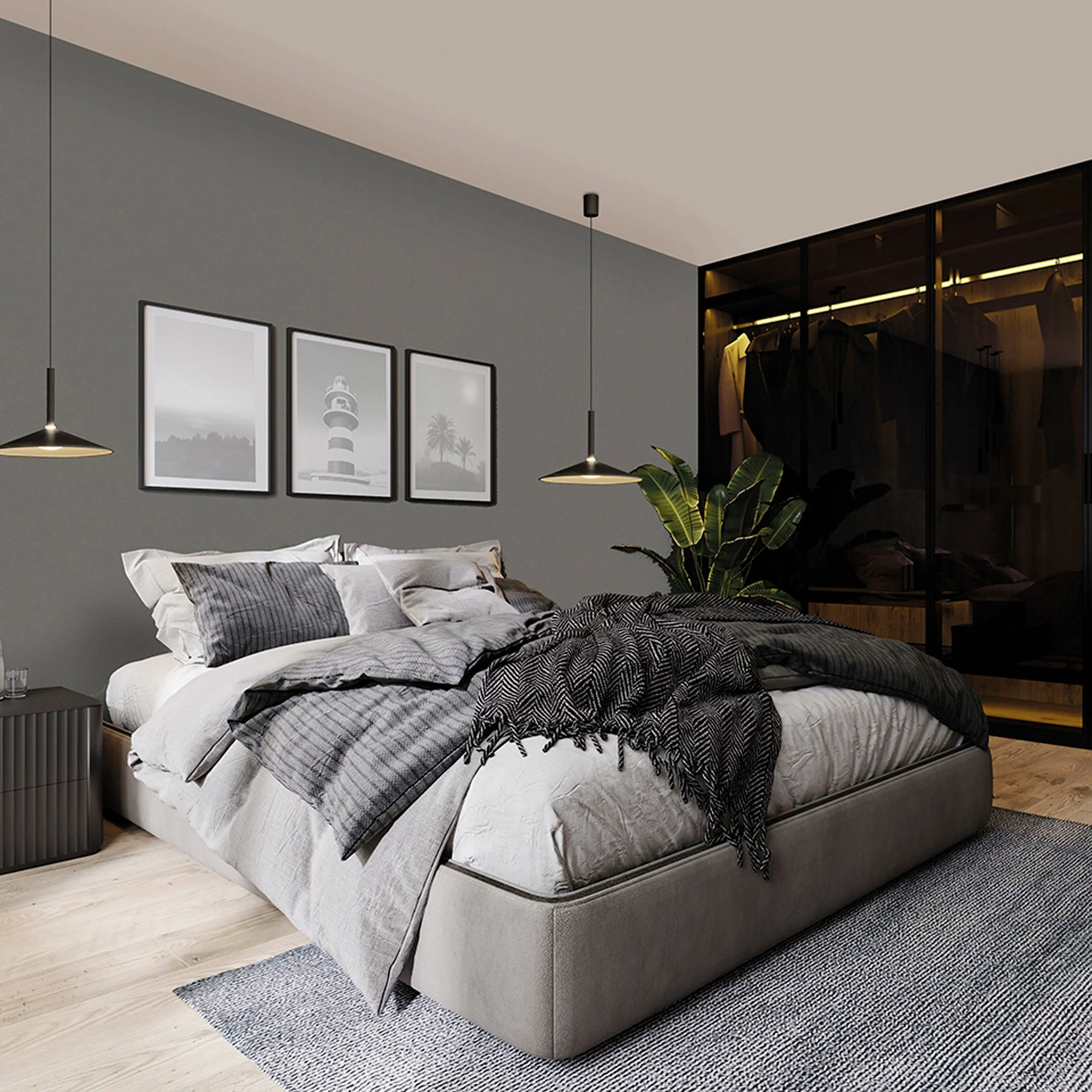 Calice LED Rise and Fall Pendant - Various Colours & Sizes - Image 4