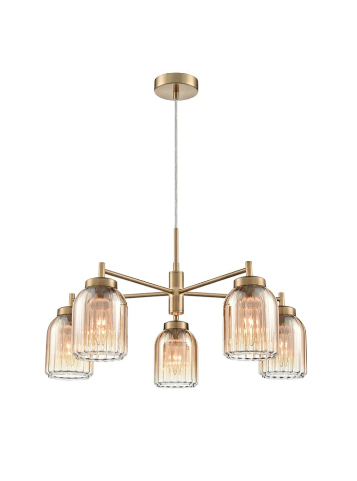 Caliga 3/5Lt Fitting- Aged Brass & Satin Nickel Finishes - Image 6
