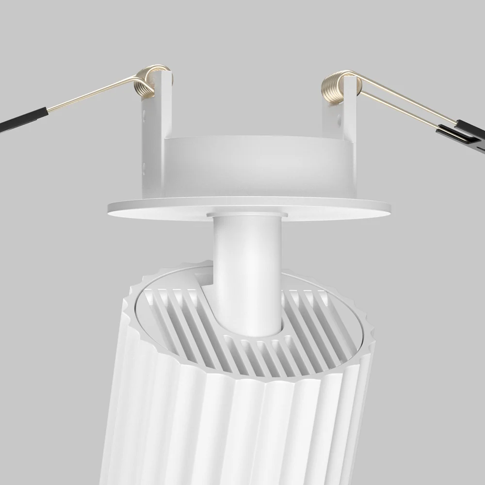 Calipso 10W Recessed Light- Brass/ Black/ White Finish - Image 12