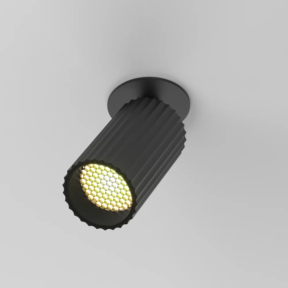 Calipso 10W Recessed Light- Brass/ Black/ White Finish - Image 2