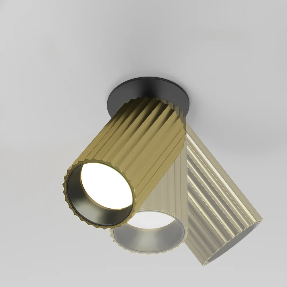 Calipso 10W Recessed Light- Brass/ Black/ White Finish - Image 5