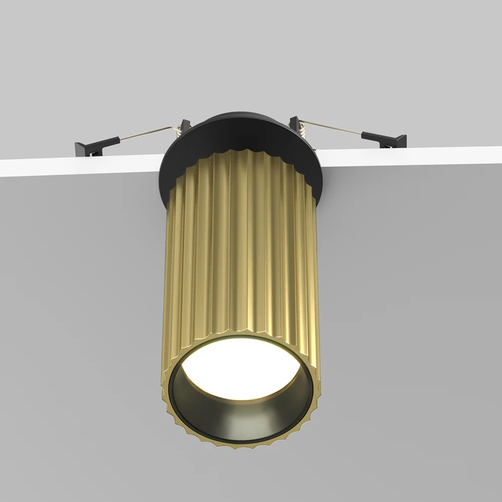 Calipso 10W Recessed Light- Brass/ Black/ White Finish - Image 9