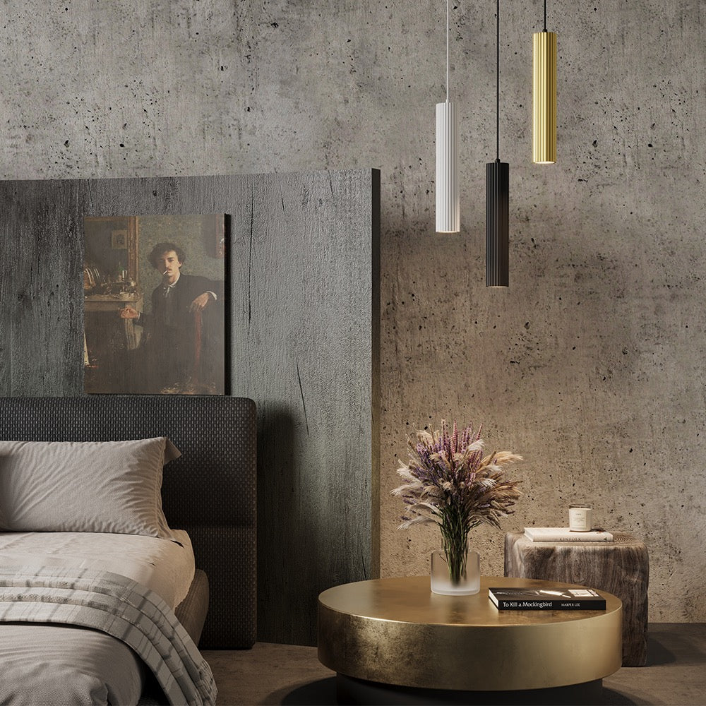 Calipso Pendant- Black/ White Finish - Image 4