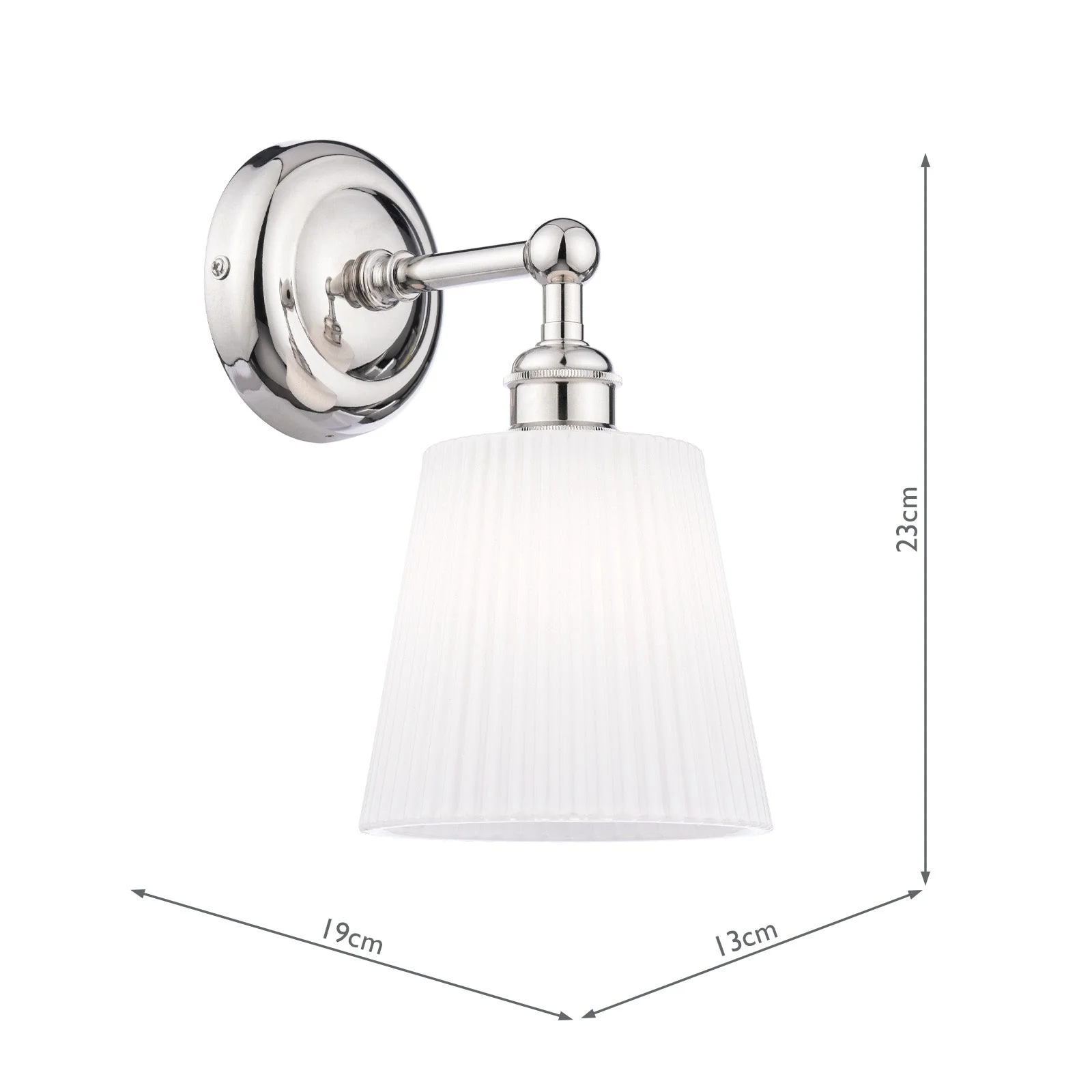 Callaghan Wall Light IP44 - Various Finishes - Image 4