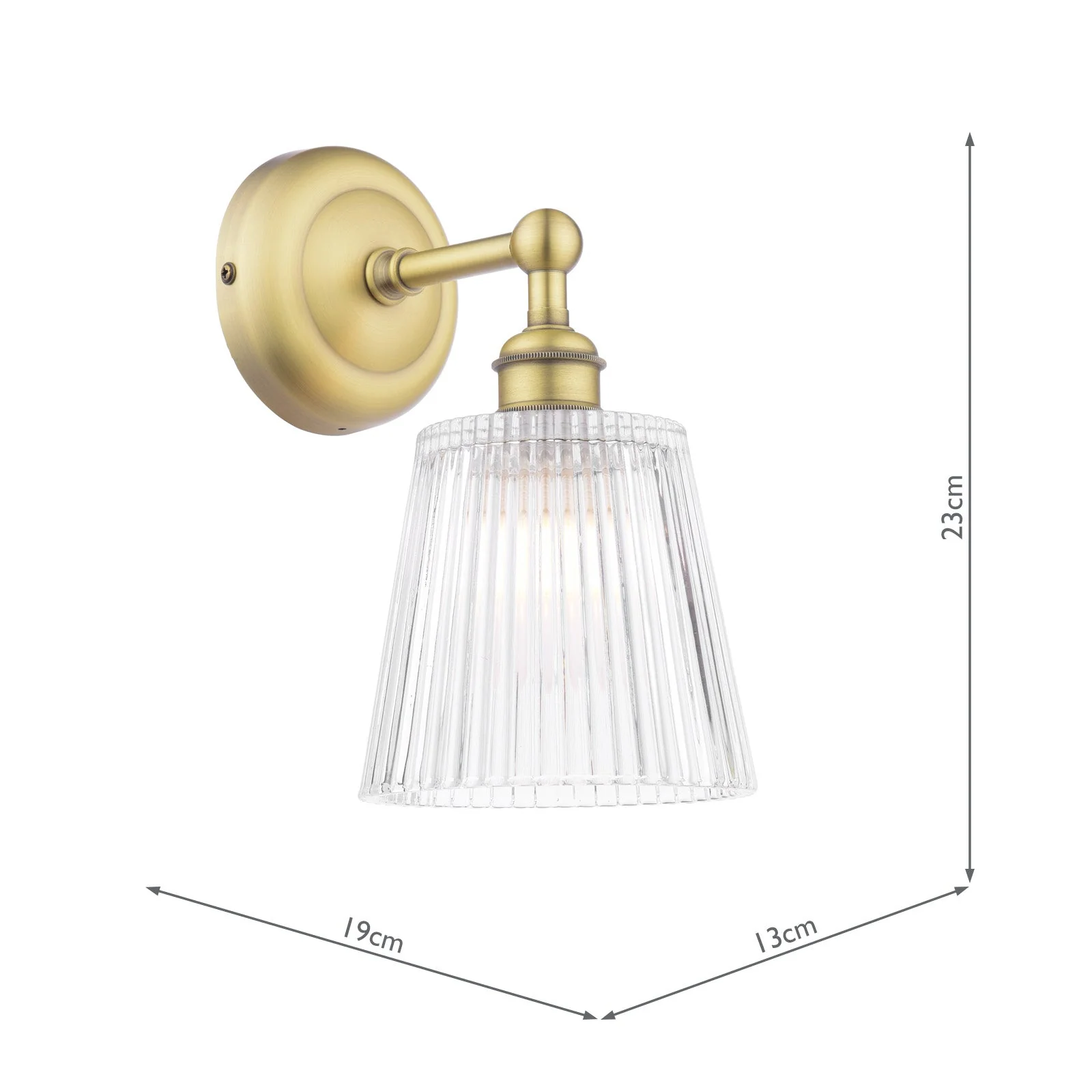 Callaghan Wall Light IP44 - Various Finishes - Image 9