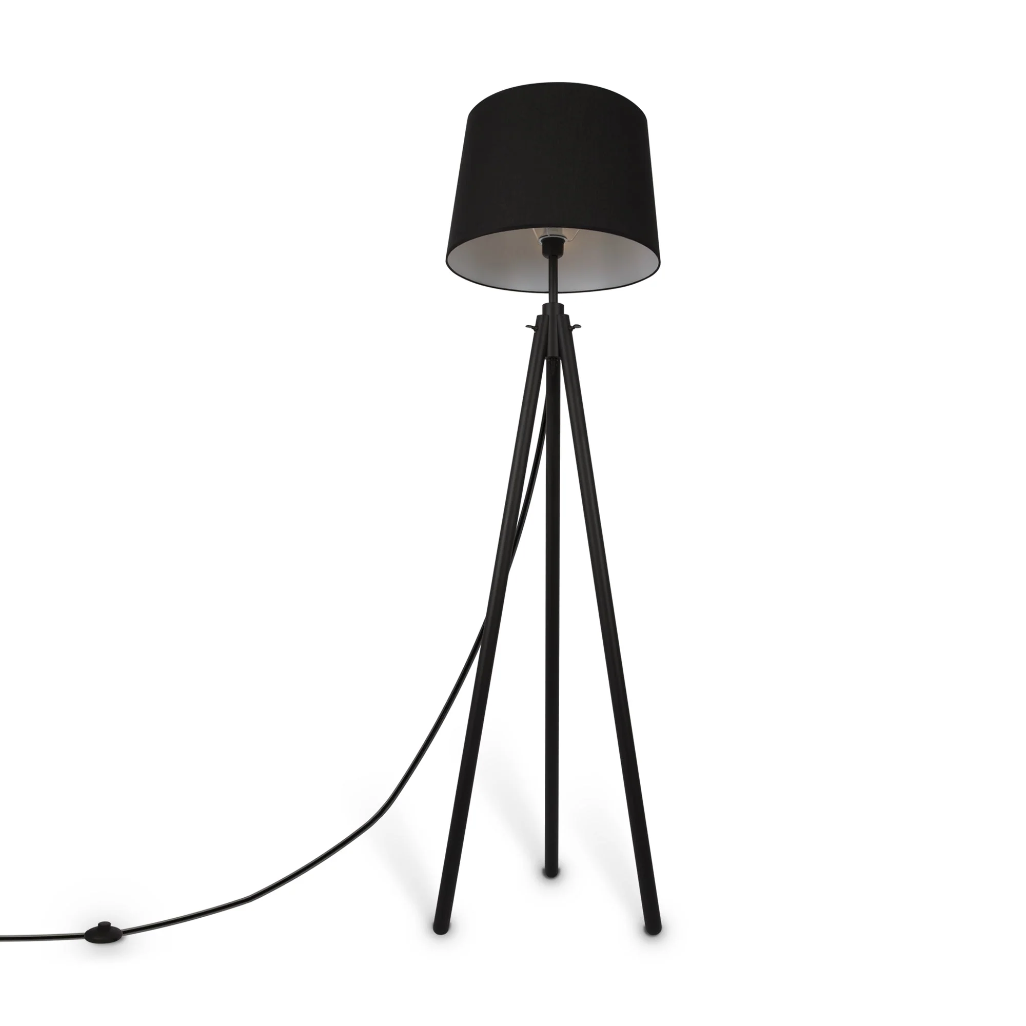 Calvin Floor lamp E27 - Beige/Black Finish - Image 10