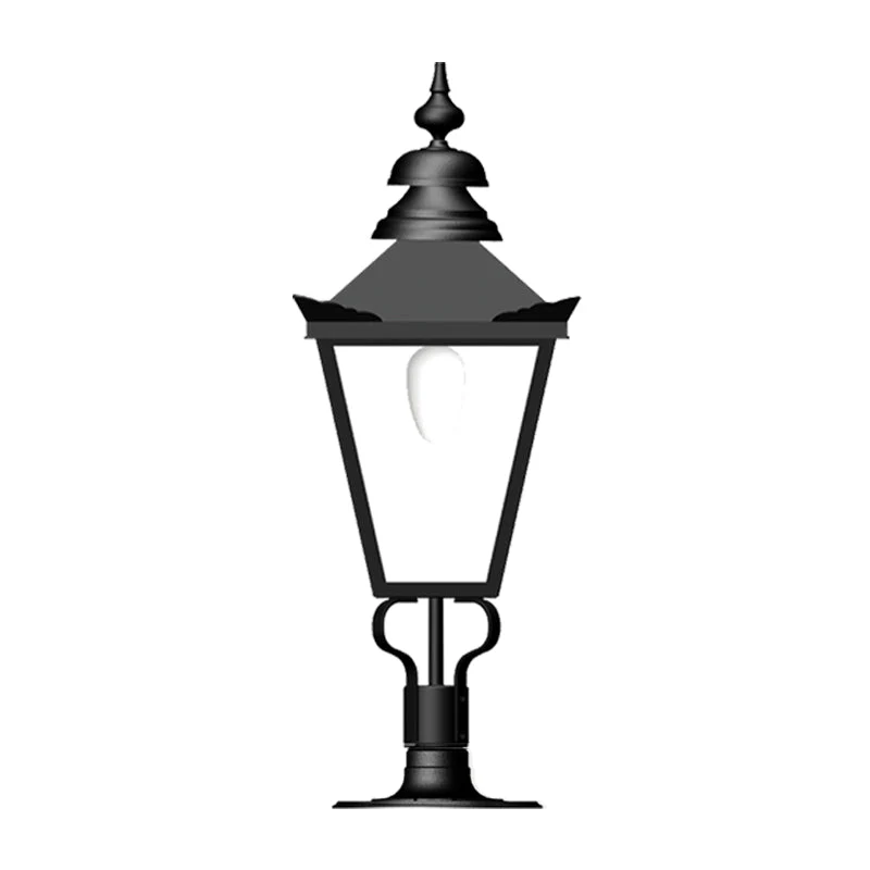 Camberwell 1Lt Flat Pier Lamp - Cast Iron - Image 7
