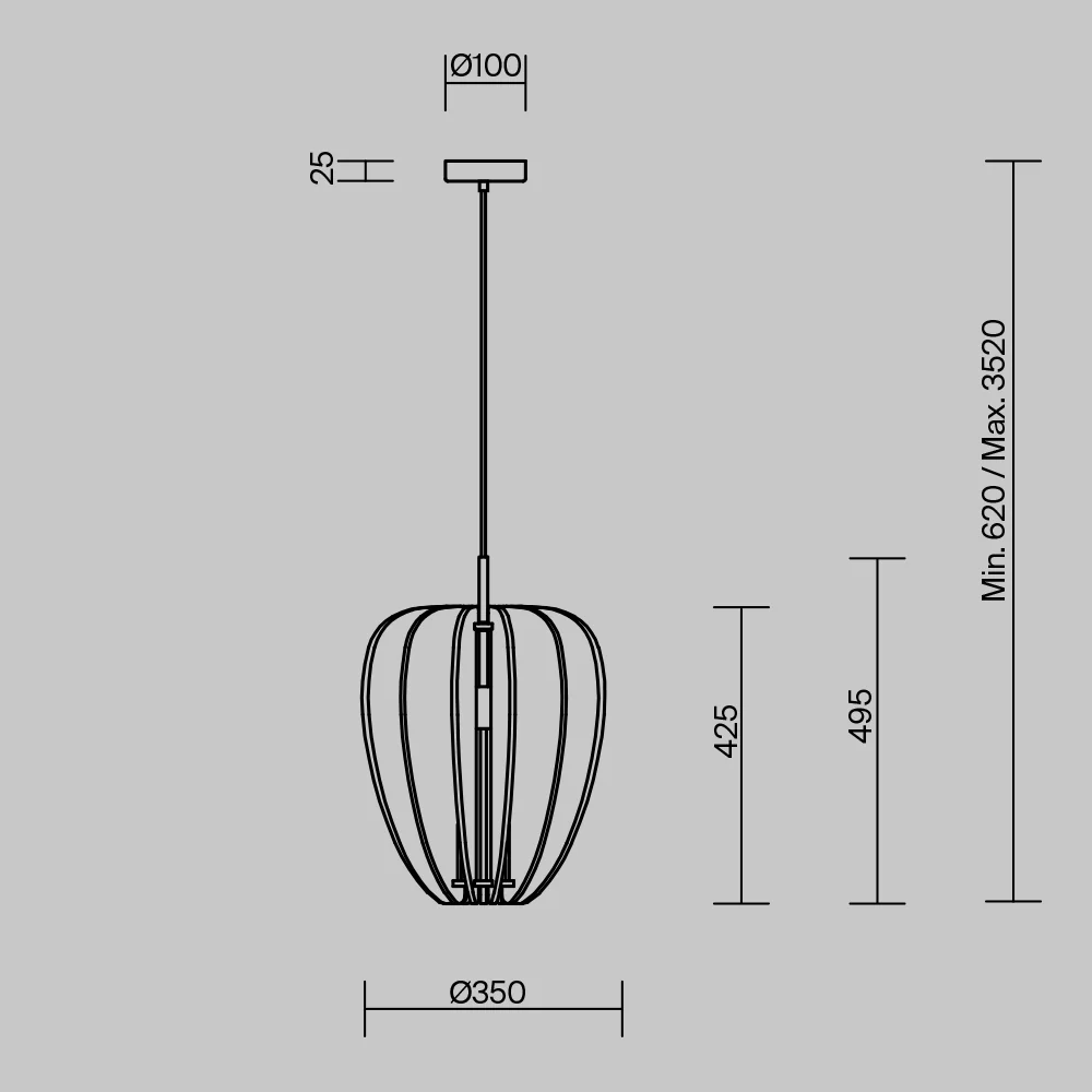 Cambio Acoustic Single Pendant - Various Styles - Image 2
