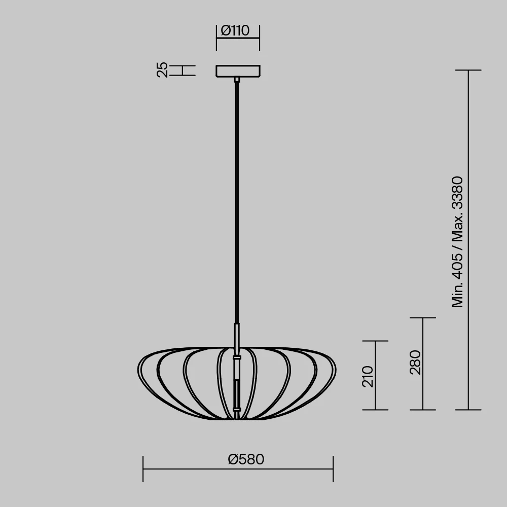 Cambio Acoustic Single Pendant - Various Styles - Image 8