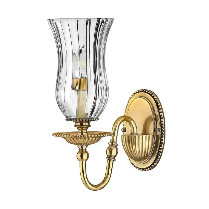 Cambridge 1/2 Light Wall Light - Burnished Brass - Image 10