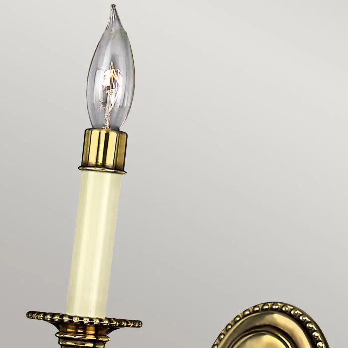 Cambridge 1/2 Light Wall Light - Burnished Brass - Image 11
