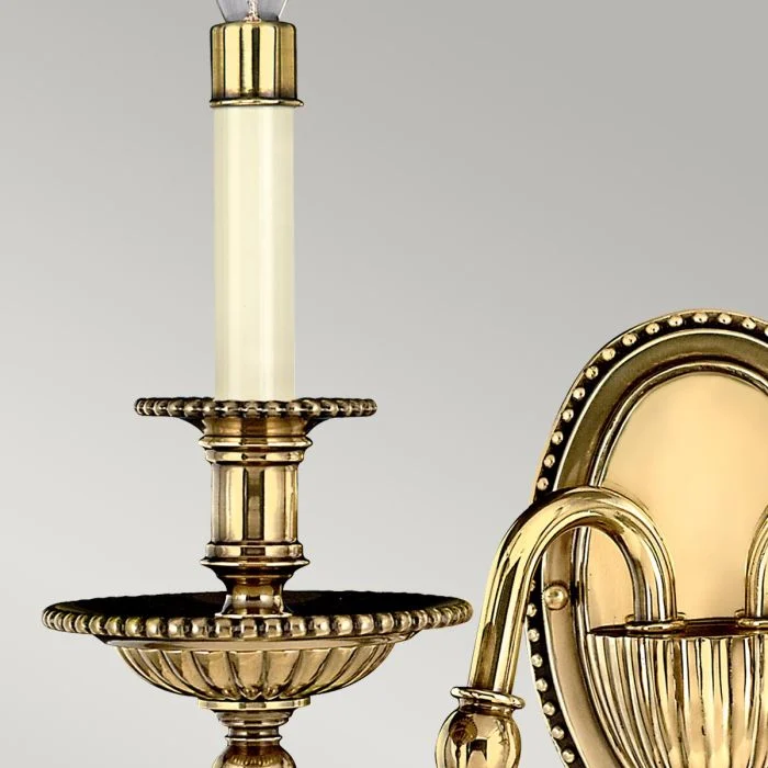 Cambridge 1/2 Light Wall Light - Burnished Brass - Image 4