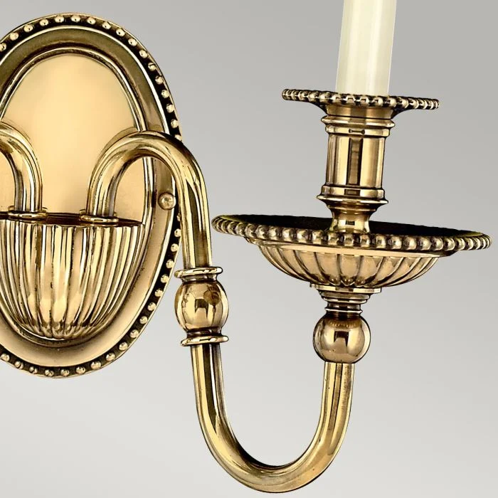 Cambridge 1/2 Light Wall Light - Burnished Brass - Image 6