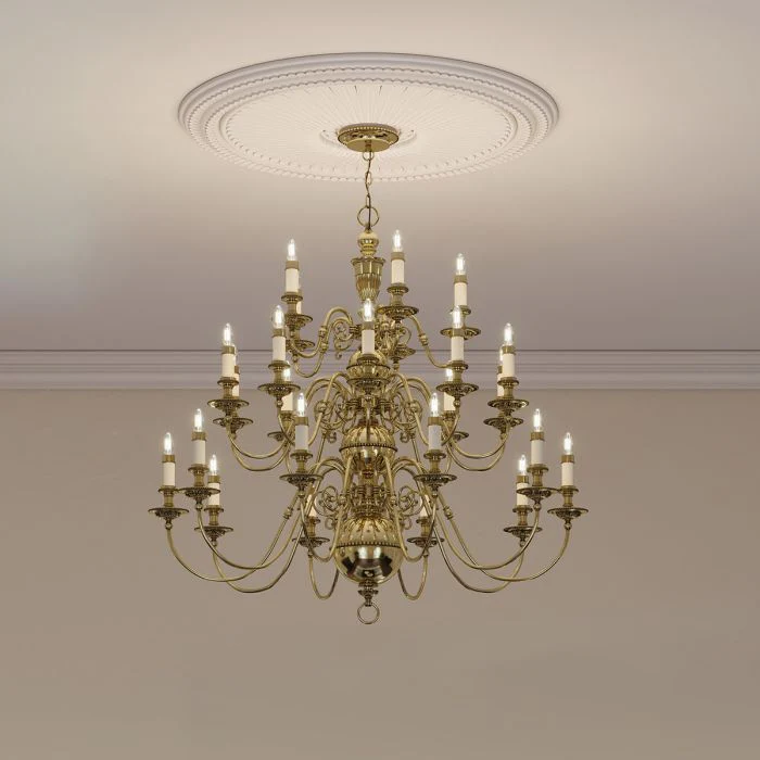 Cambridge 15/25 Light Chandelier - Burnished Brass - Image 13