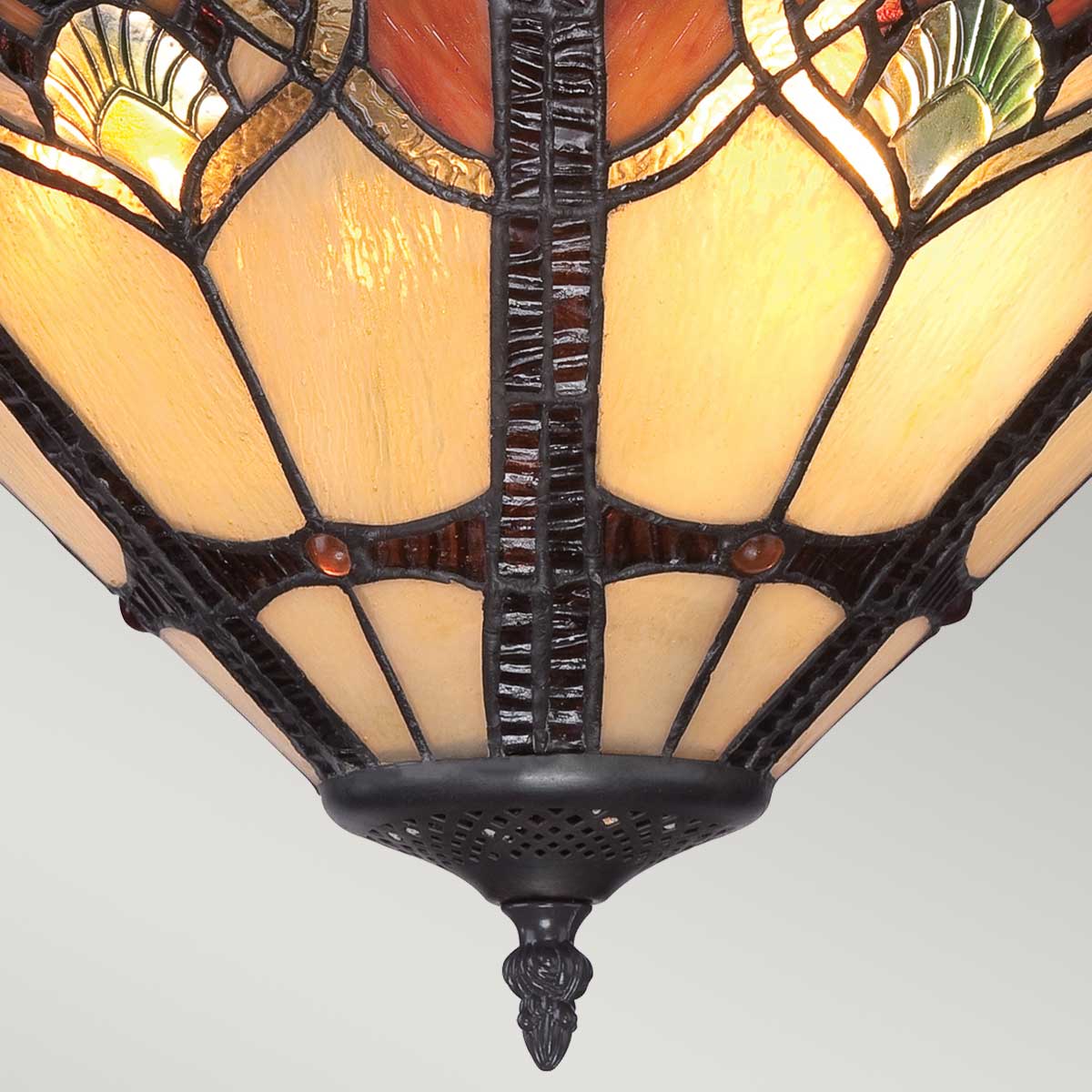 Cambridge 2 Light Large Semi-Flush - Vintage Bronze - Image 4