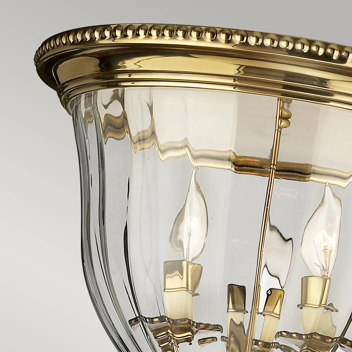 Cambridge 3 Light Flush - Burnished Brass - Image 4