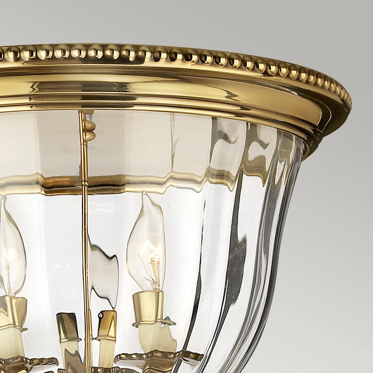 Cambridge 3 Light Flush - Burnished Brass - Image 6