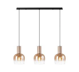 Camden 3Lt Linear Pendant- Various Sizes & Finishes - Image 11