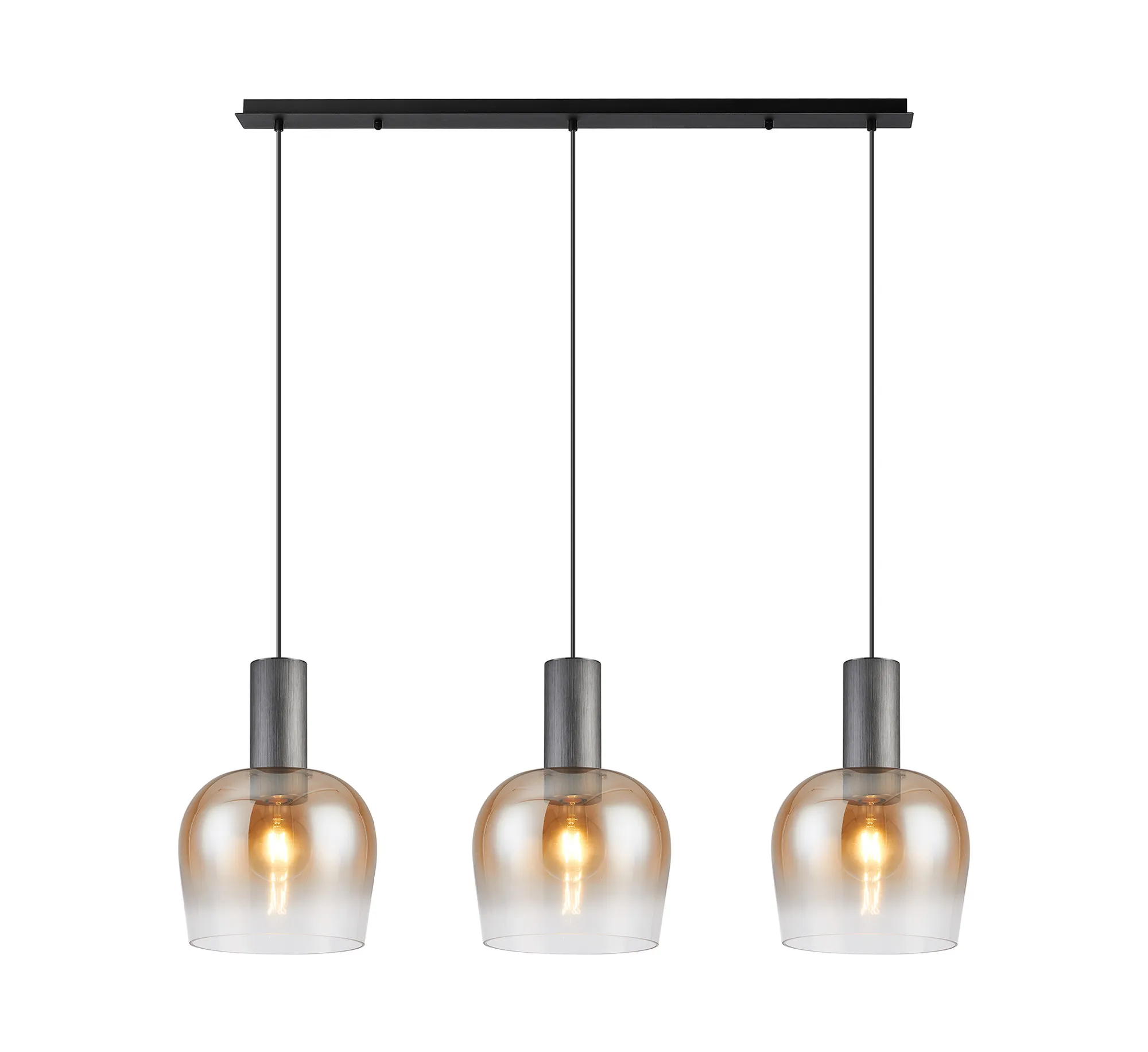 Camden 3Lt Linear Pendant- Various Sizes & Finishes - Image 16