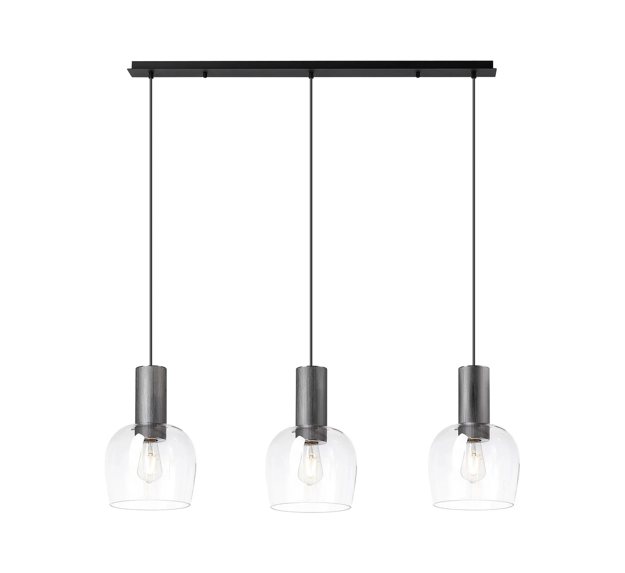 Camden 3Lt Linear Pendant- Various Sizes & Finishes - Image 20