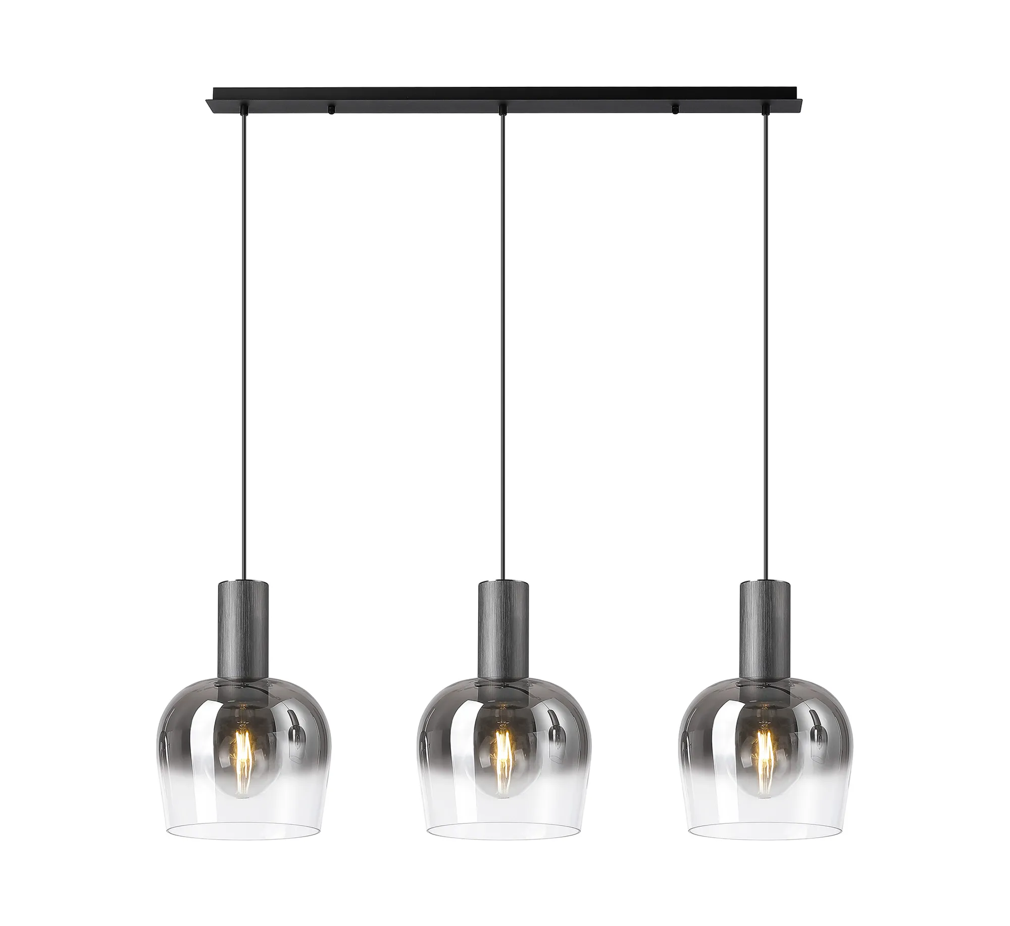Camden 3Lt Linear Pendant- Various Sizes & Finishes - Image 4