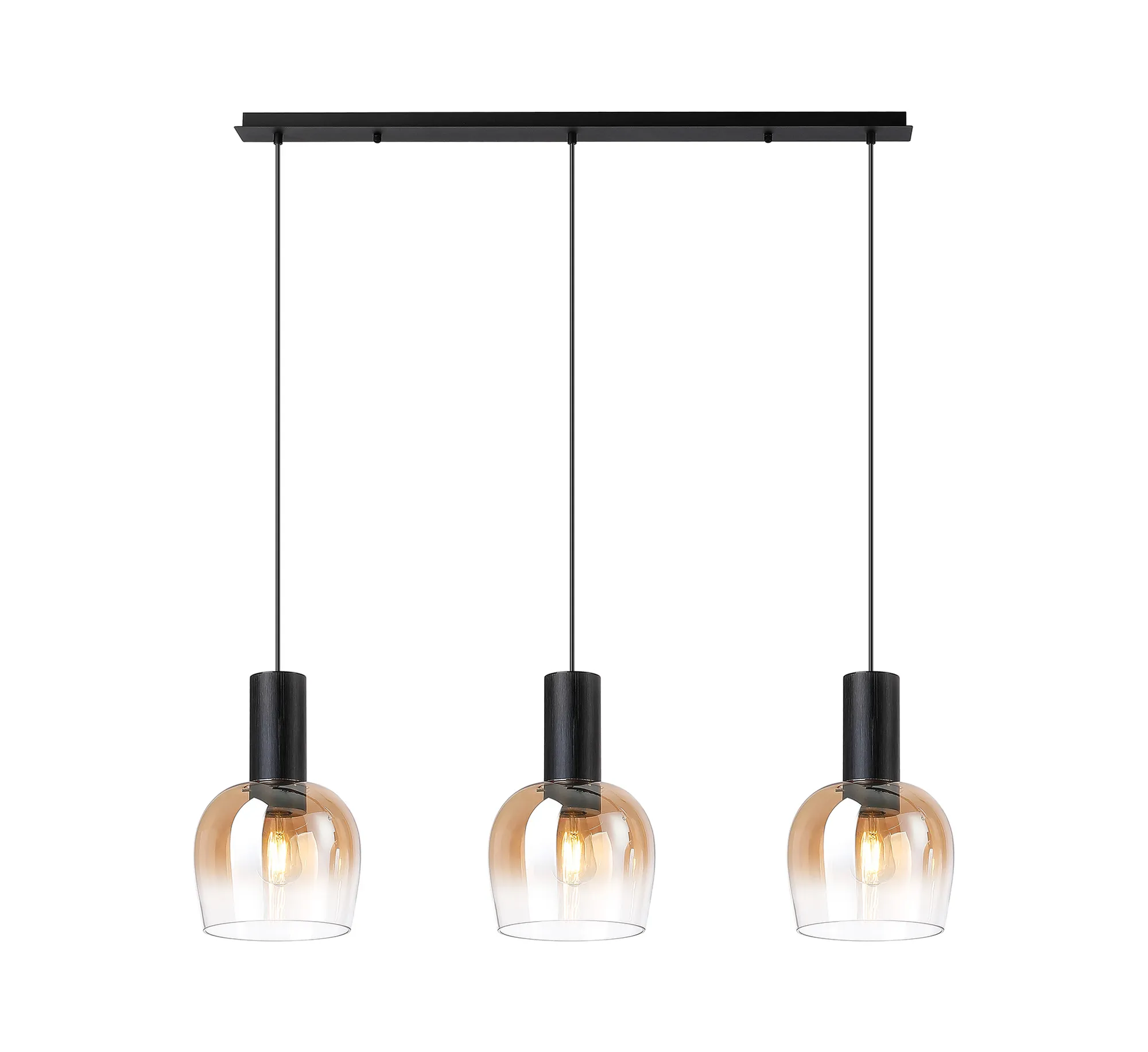 Camden 3Lt Linear Pendant- Various Sizes & Finishes - Image 5