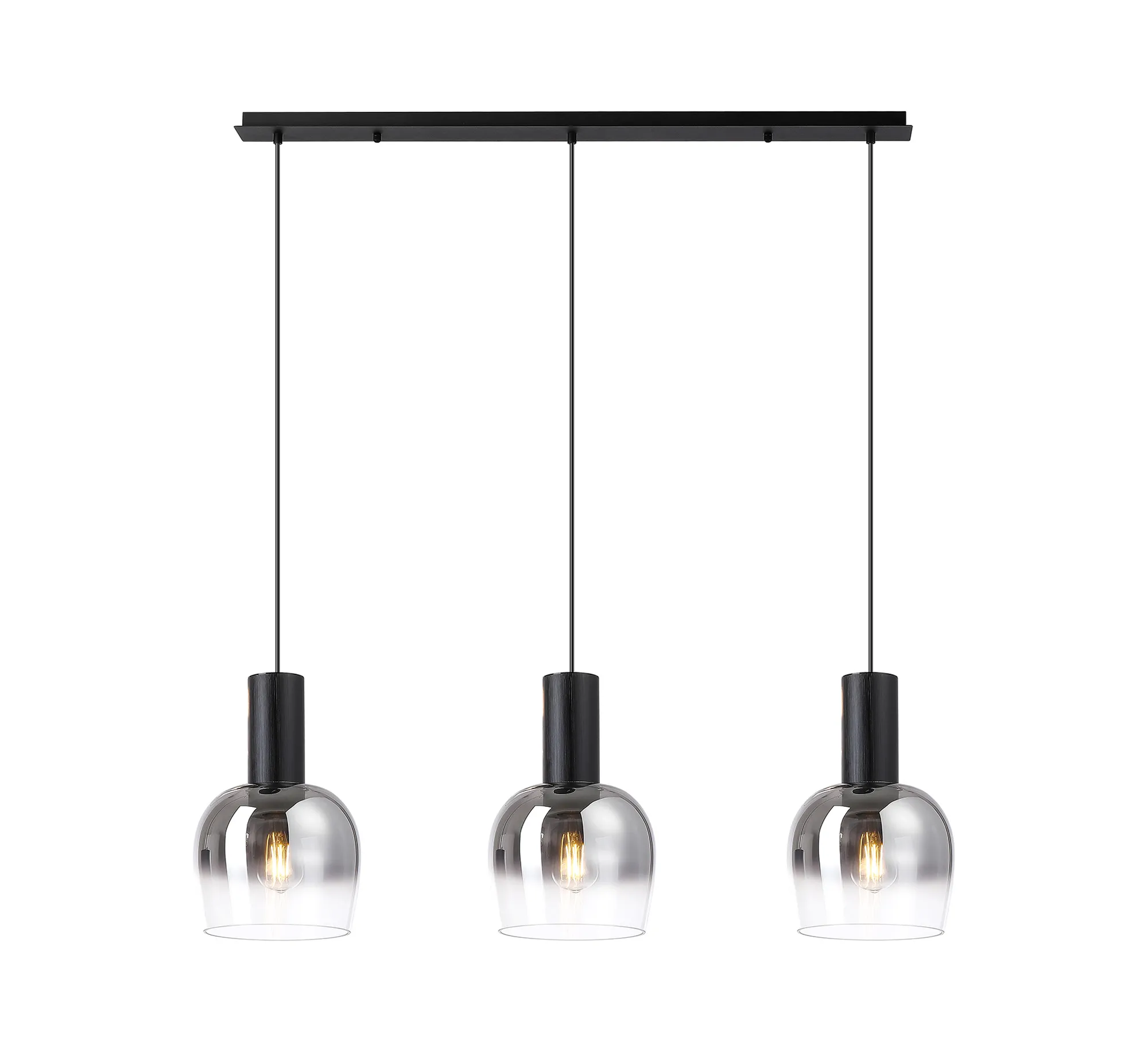 Camden 3Lt Linear Pendant- Various Sizes & Finishes - Image 9