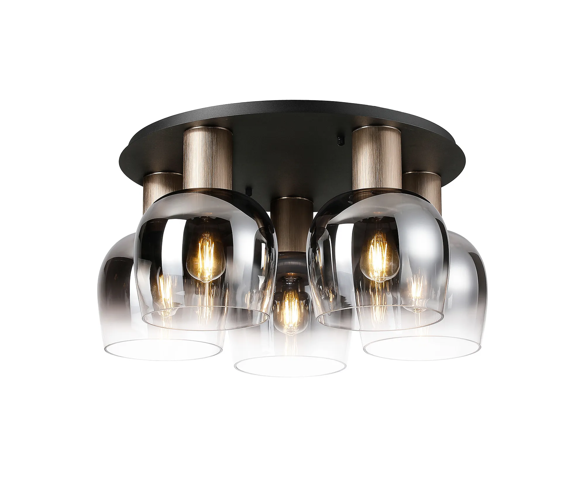Camden 3/5Lt Round Semi- Flush Ceiling Light - Various Sizes & Colors - Image 17