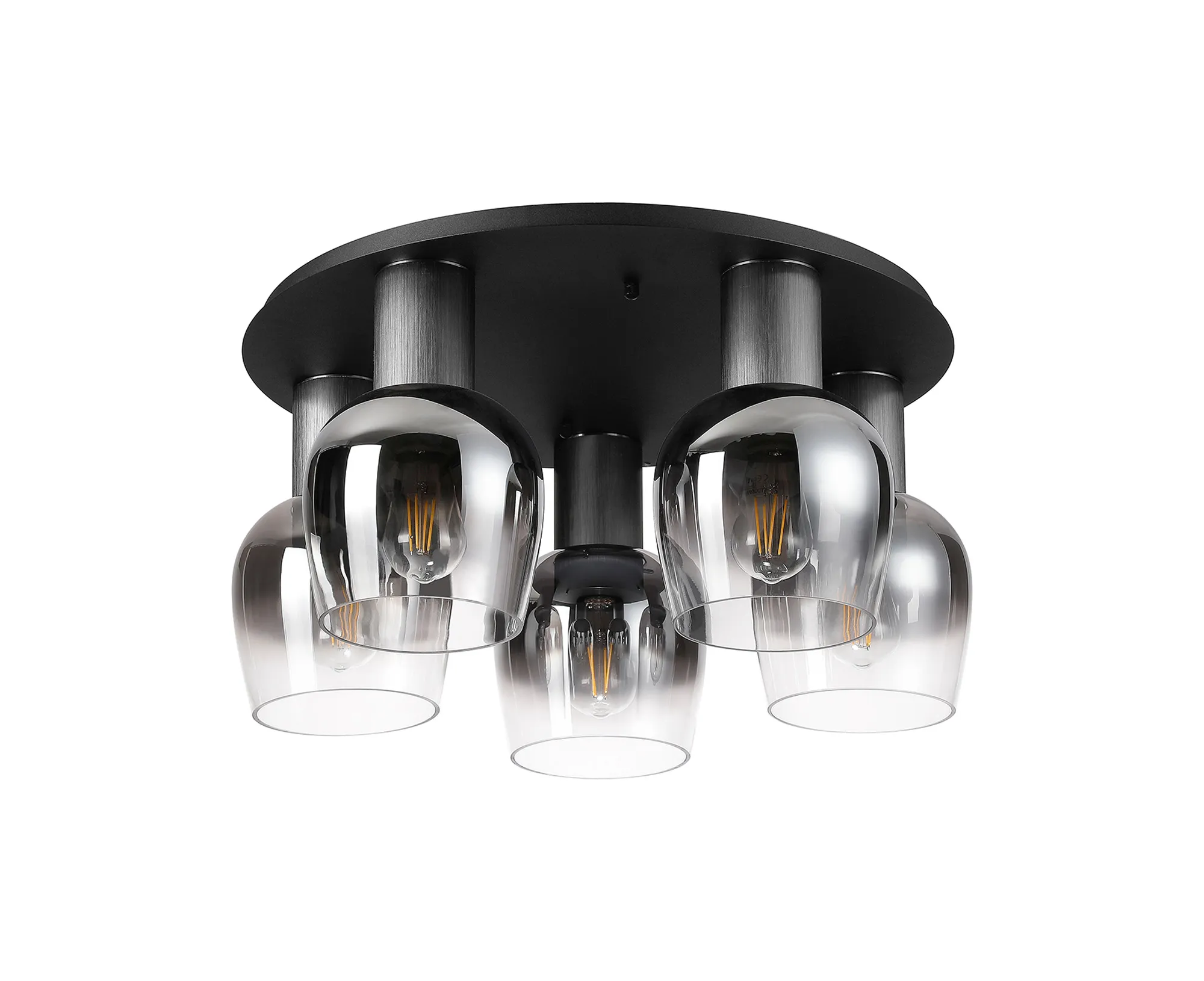 Camden 3/5Lt Round Semi- Flush Ceiling Light - Various Sizes & Colors - Image 18