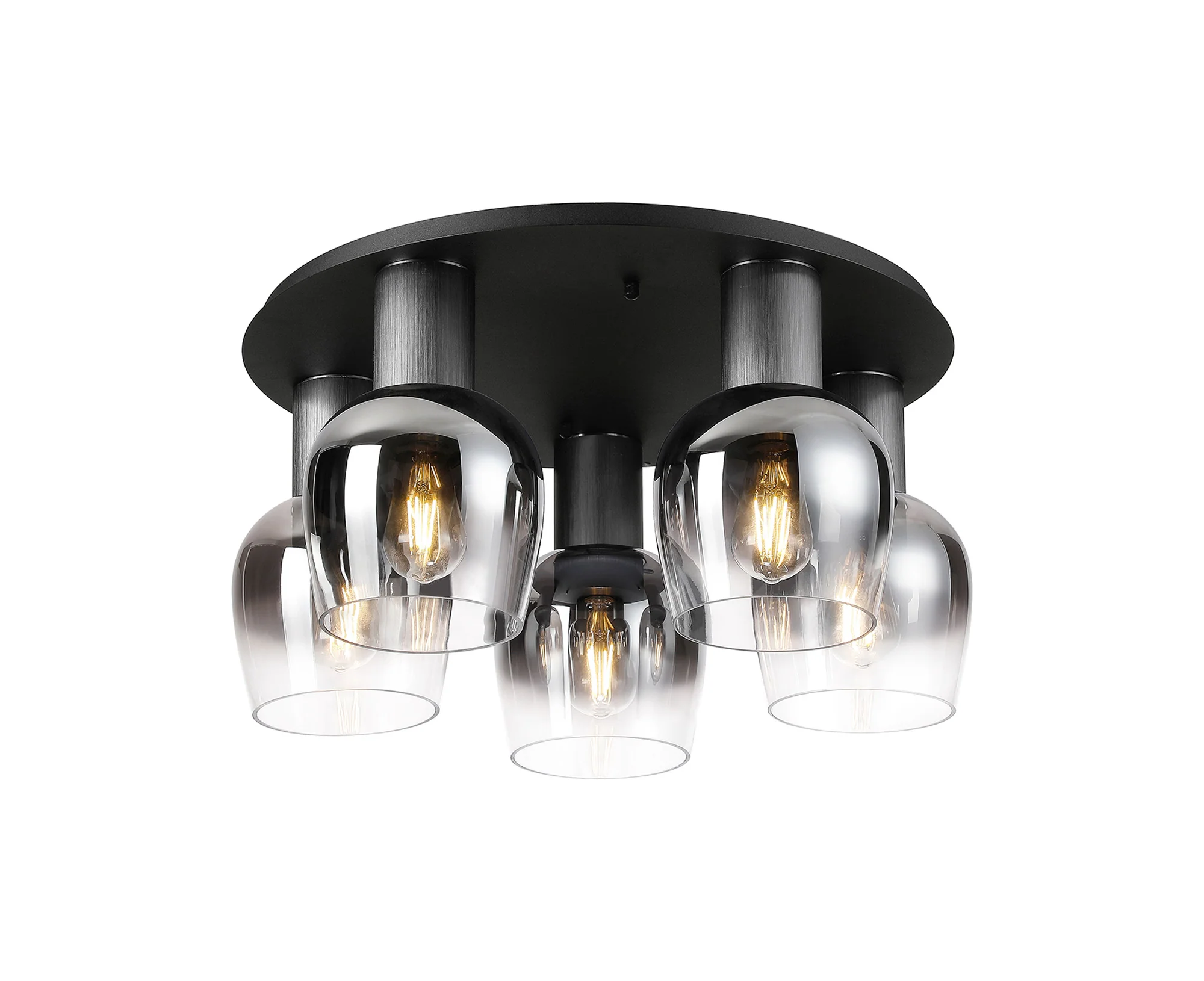 Camden 3/5Lt Round Semi- Flush Ceiling Light - Various Sizes & Colors - Image 19