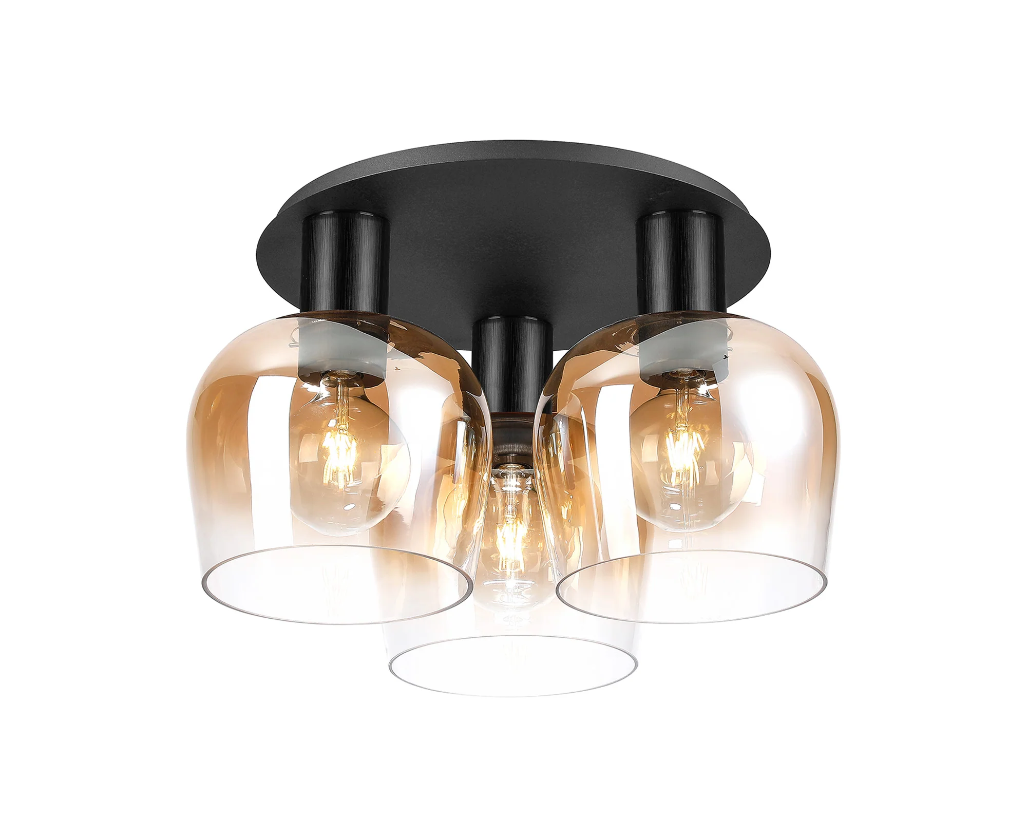 Camden 3/5Lt Round Semi- Flush Ceiling Light - Various Sizes & Colors - Image 21