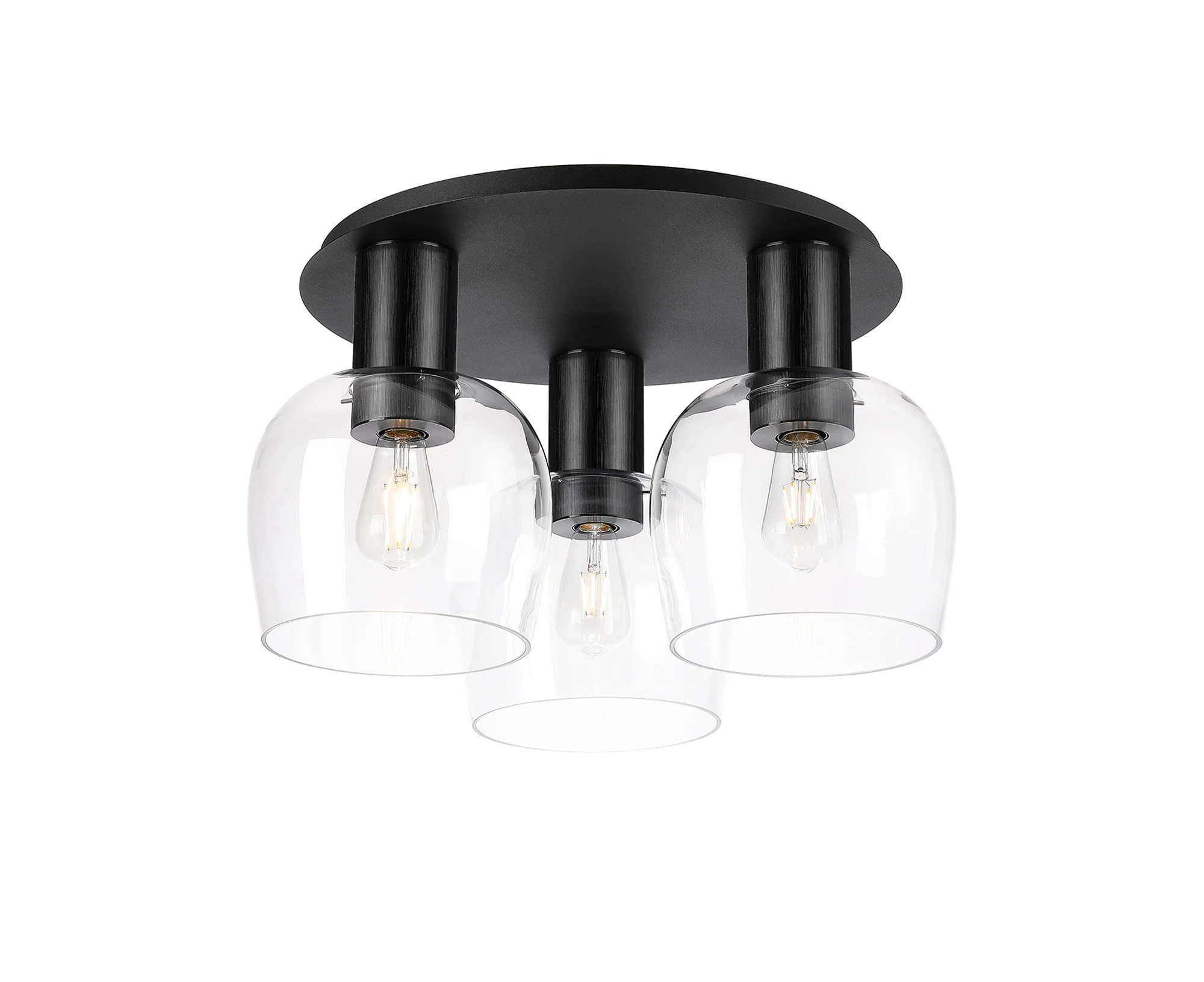 Camden 3/5Lt Round Semi- Flush Ceiling Light - Various Sizes & Colors - Image 22